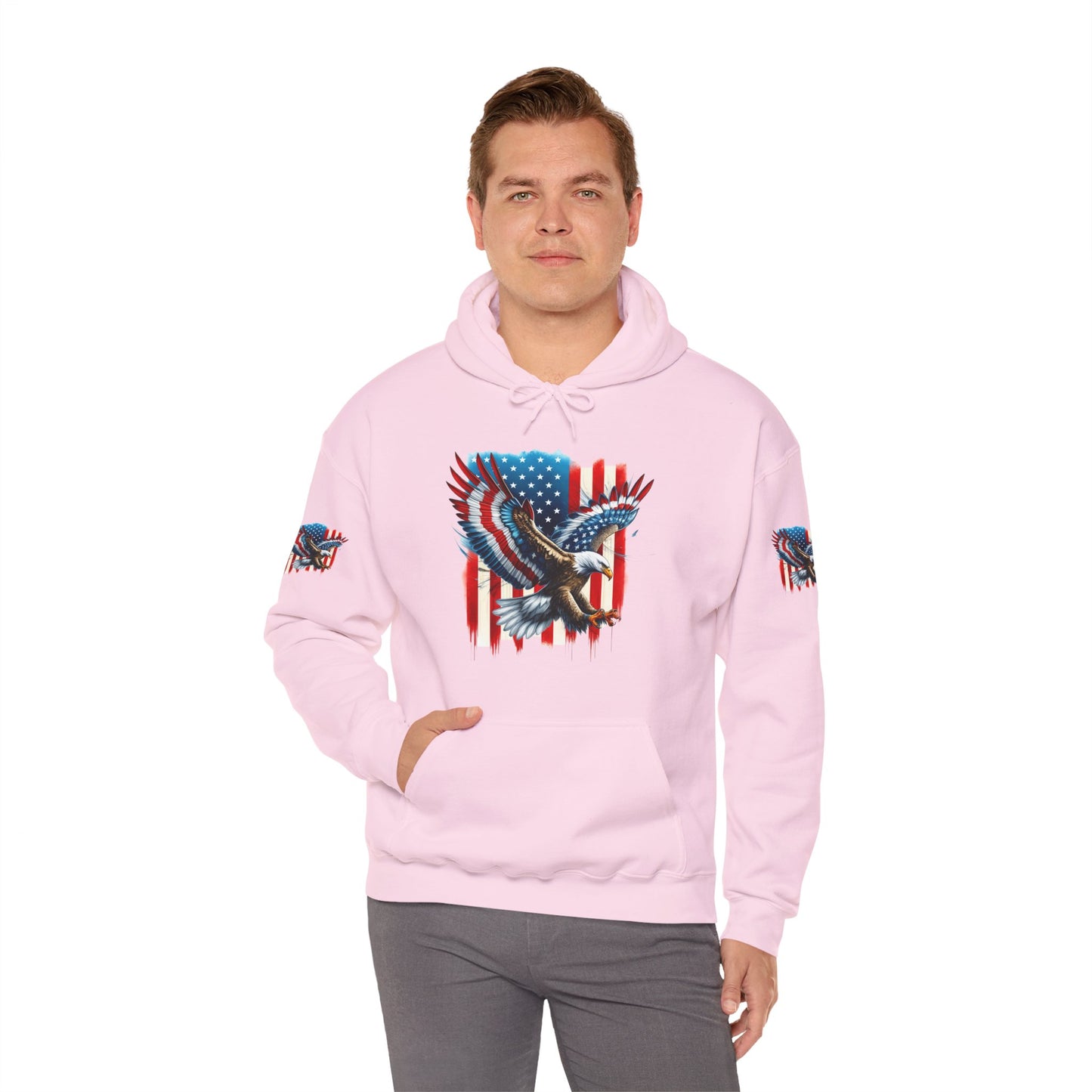 Princess Grace Patriotic Unisex Heavy Blend Hooded Sweatshirt