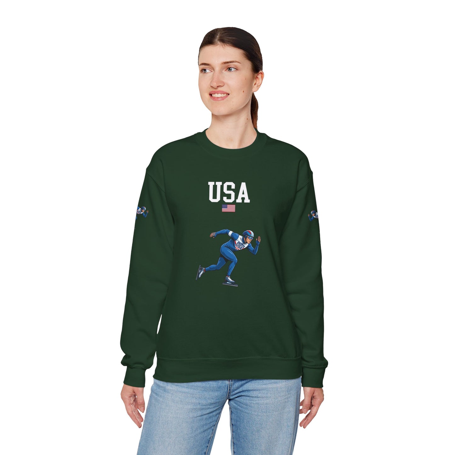 Princess Grace  TEAM USA  Unisex Heavy Blend  Crewneck Sweatshirt
