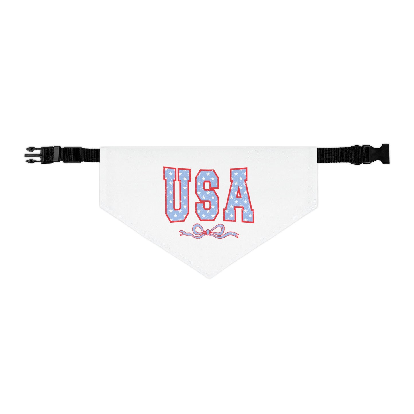 Princess Grace  USA Patriotic Pet Bandana Collar for Dogs