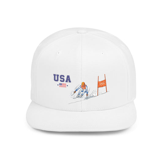 Princess Grace  TEAM USA  Flat Bill Snapback Hat