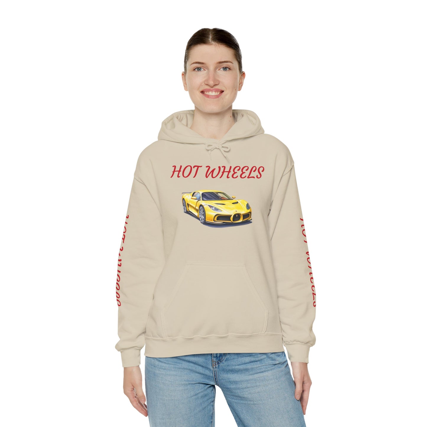 Princess Grace  Hot Wheels Unisex Hooded Sweatshirt Racing Style for Car Enthusiasts