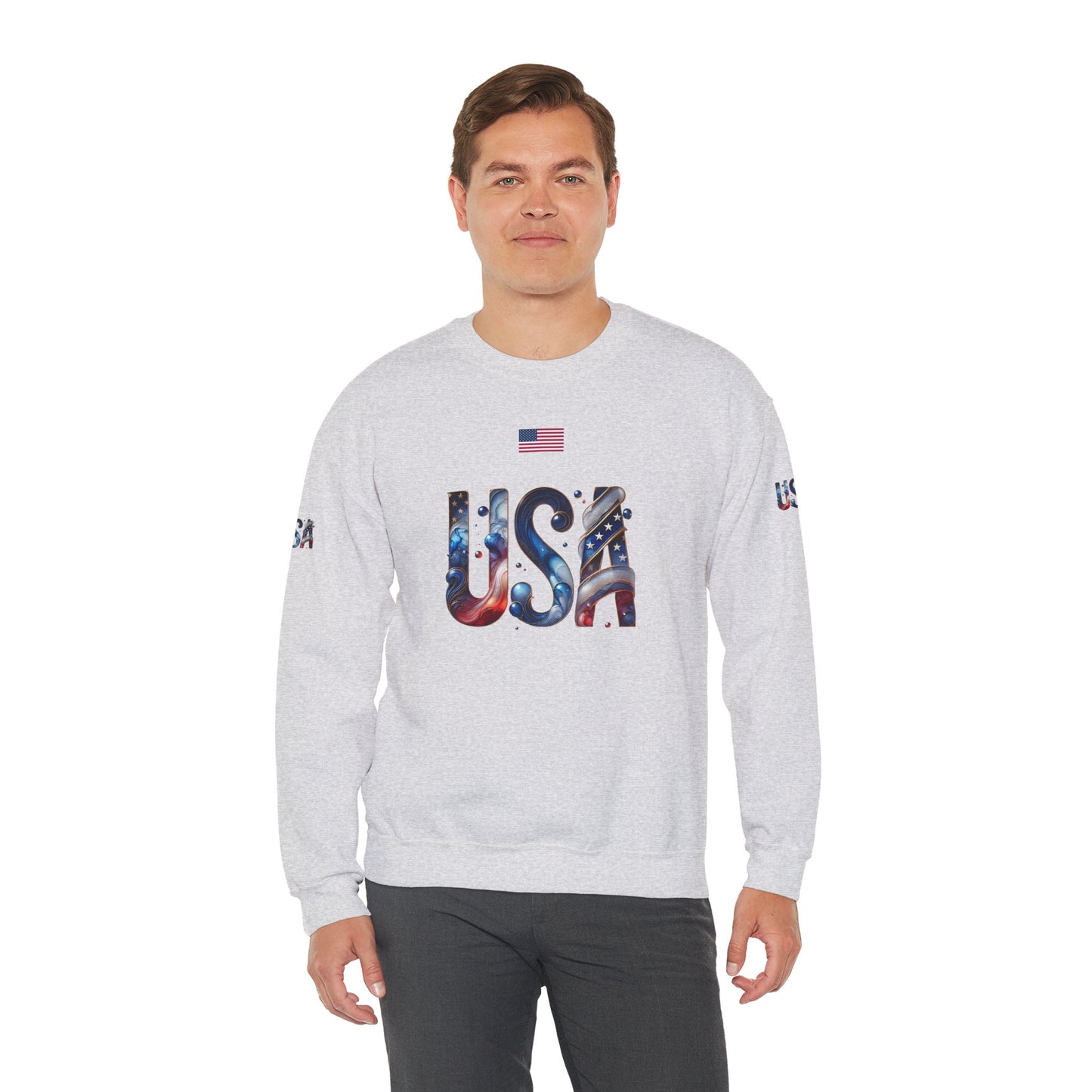 Princess Grace TEAM USA  Unisex Heavy Blend Crewneck Sweatshirt