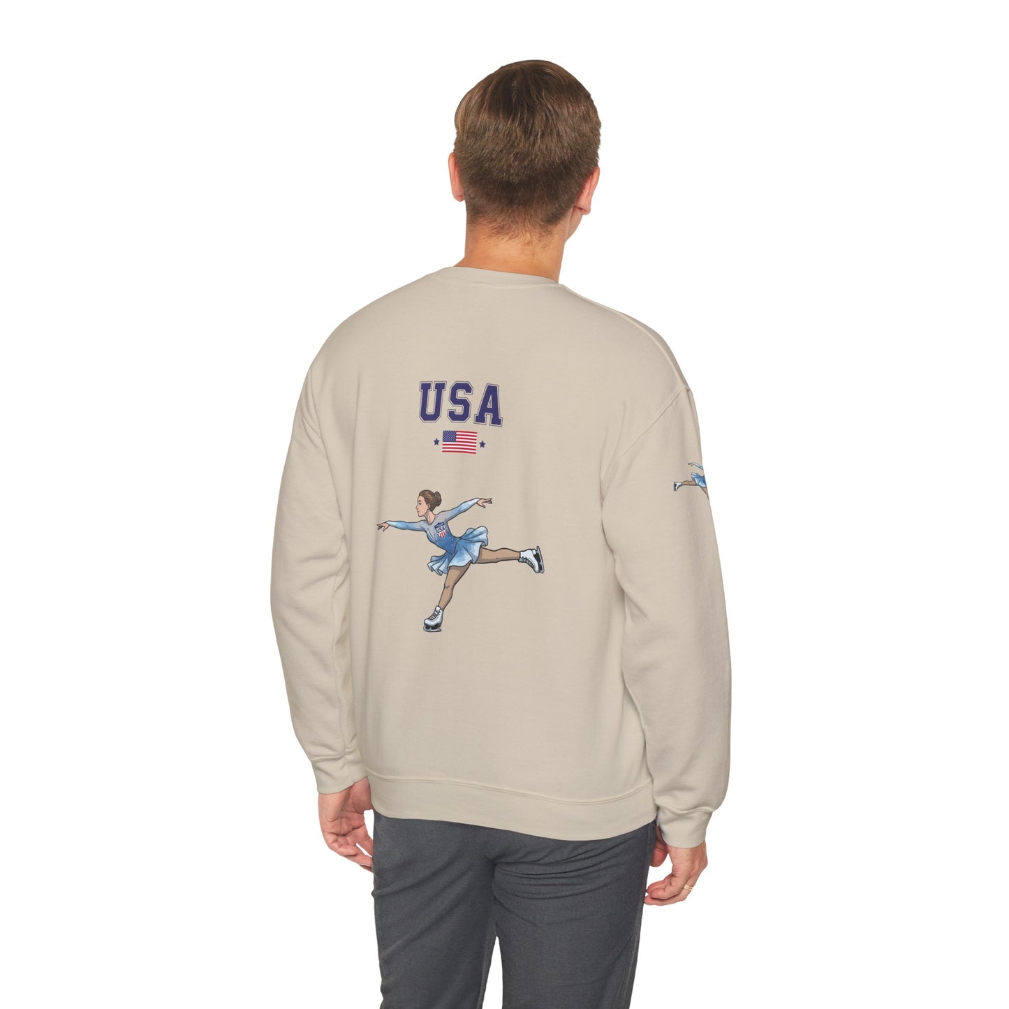 Princess Grace  TEAM USA  Unisex Heavy Blend  Crewneck Sweatshirt
