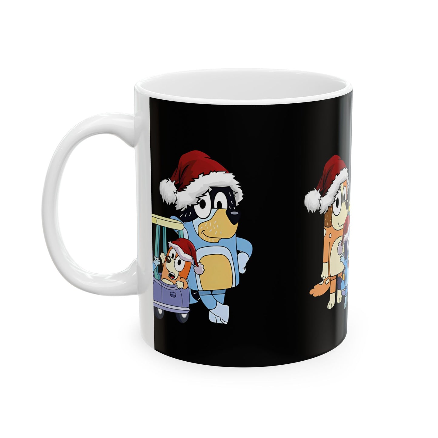Princess Grace Festive Dog Themed Ceramic Mug  11oz & 15oz  Perfect Holiday Gift