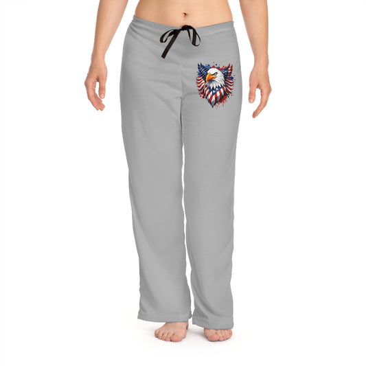 Princess Grace  Patriotic Eagle  Pajama Pants  Soft & Comfy Lounge Wear