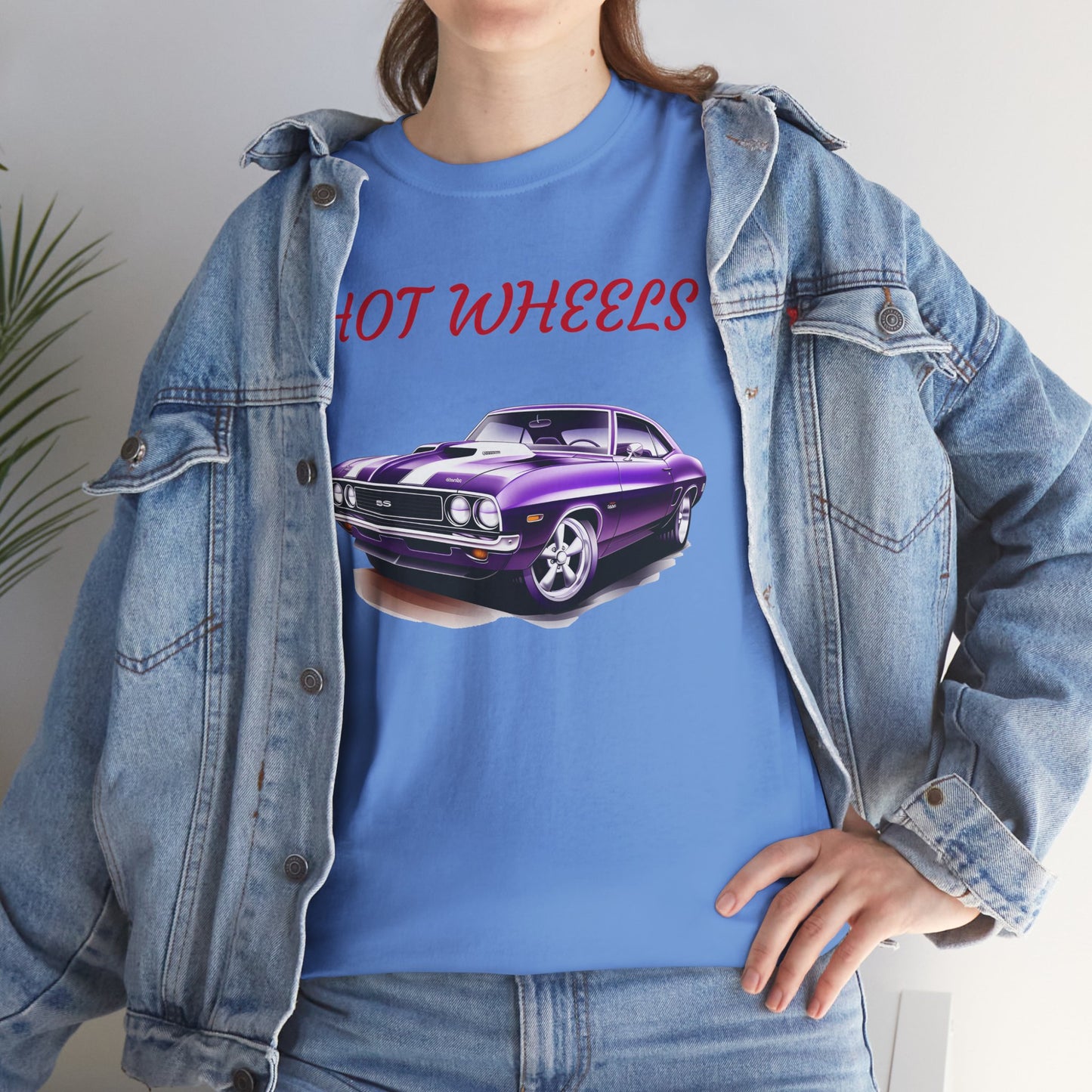 Princess Grace Hot Wheels Unisex Heavy Cotton Tee Vintage Car Graphic T-Shirt for Classic Car Lovers