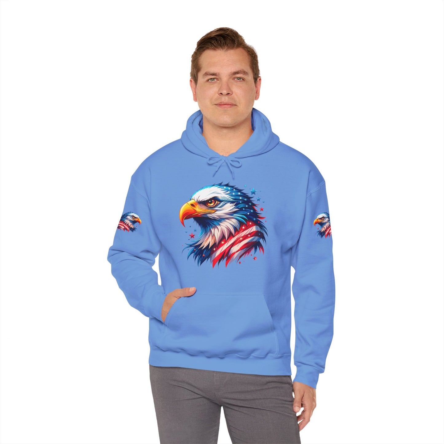 Princess Grace  American  Eagle Unisex Heavy Blend Hooded Sweatshirt