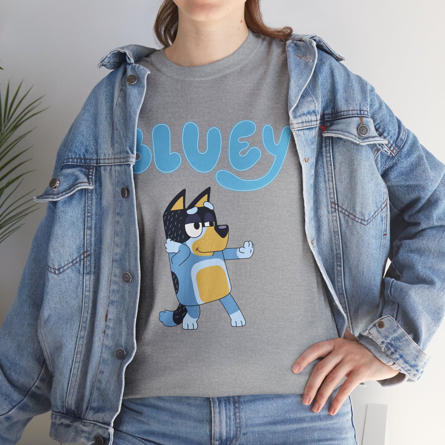 Princess Grace  Bluey Unisex Heavy Cotton Tee  Fun & Playful Kids Shirt