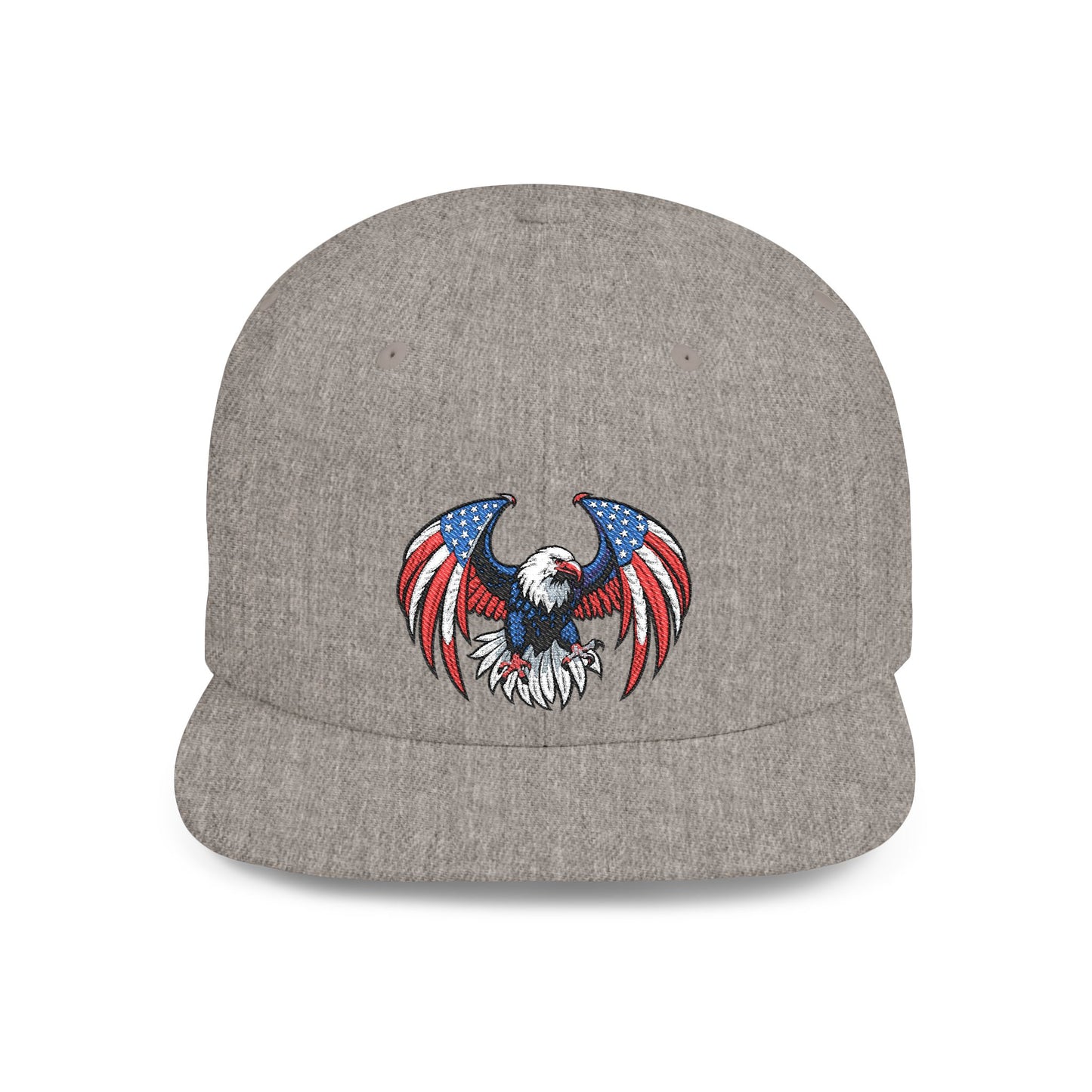 Princess Grace  Patriotic Eagle Flat Bill Snapback Hat