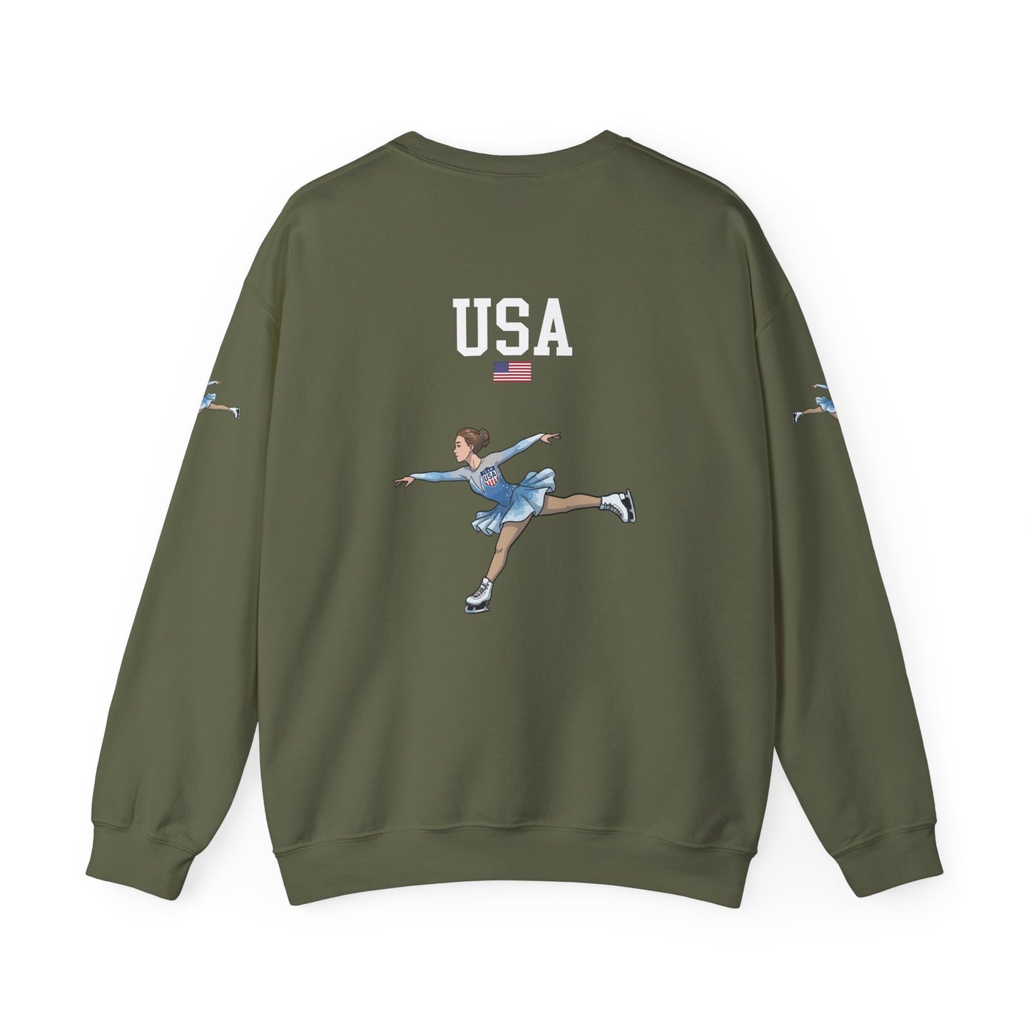 Princess Grace  TEAM USA  Unisex Heavy Blend  Crewneck Sweatshirt
