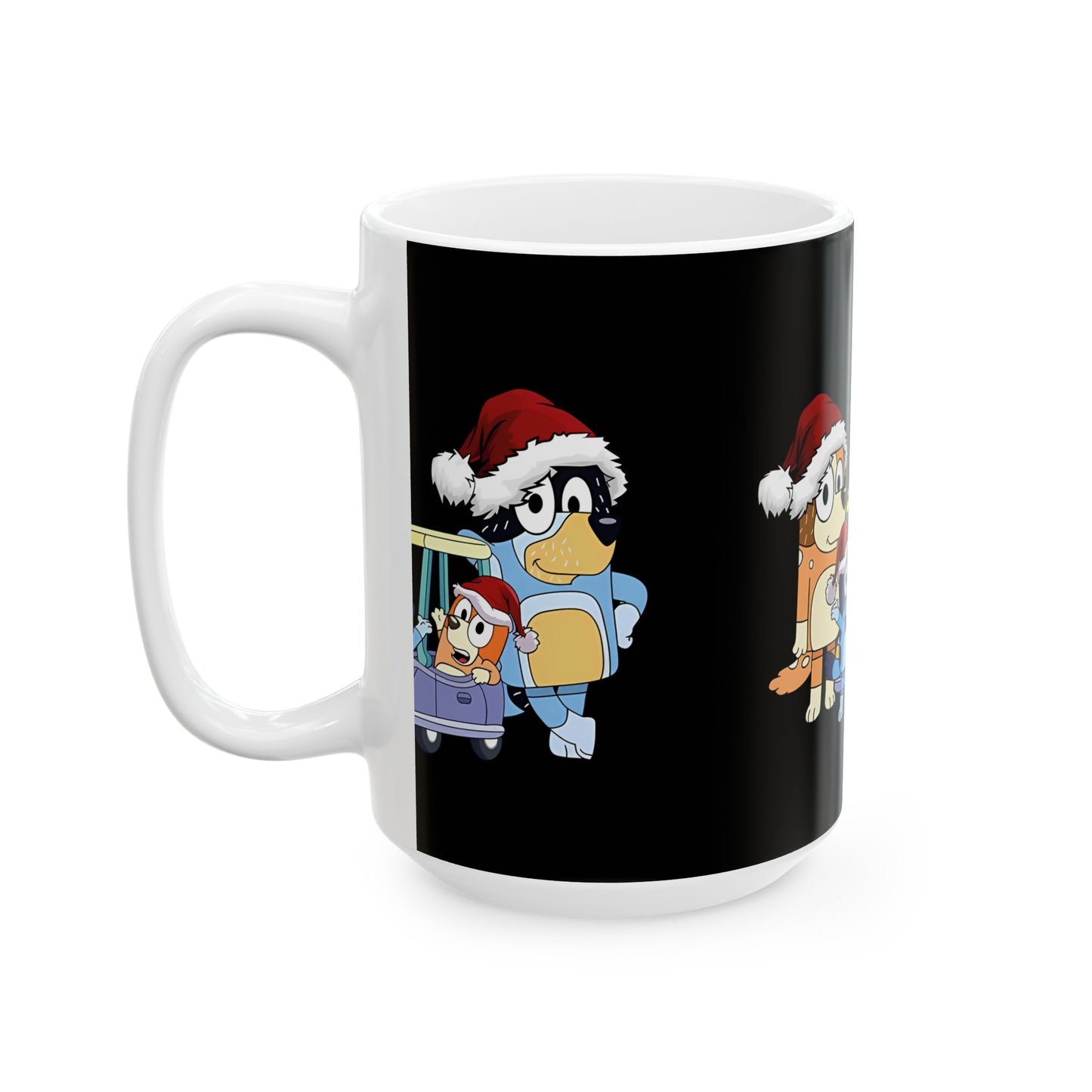 Princess Grace Festive Dog Themed Ceramic Mug  11oz & 15oz  Perfect Holiday Gift