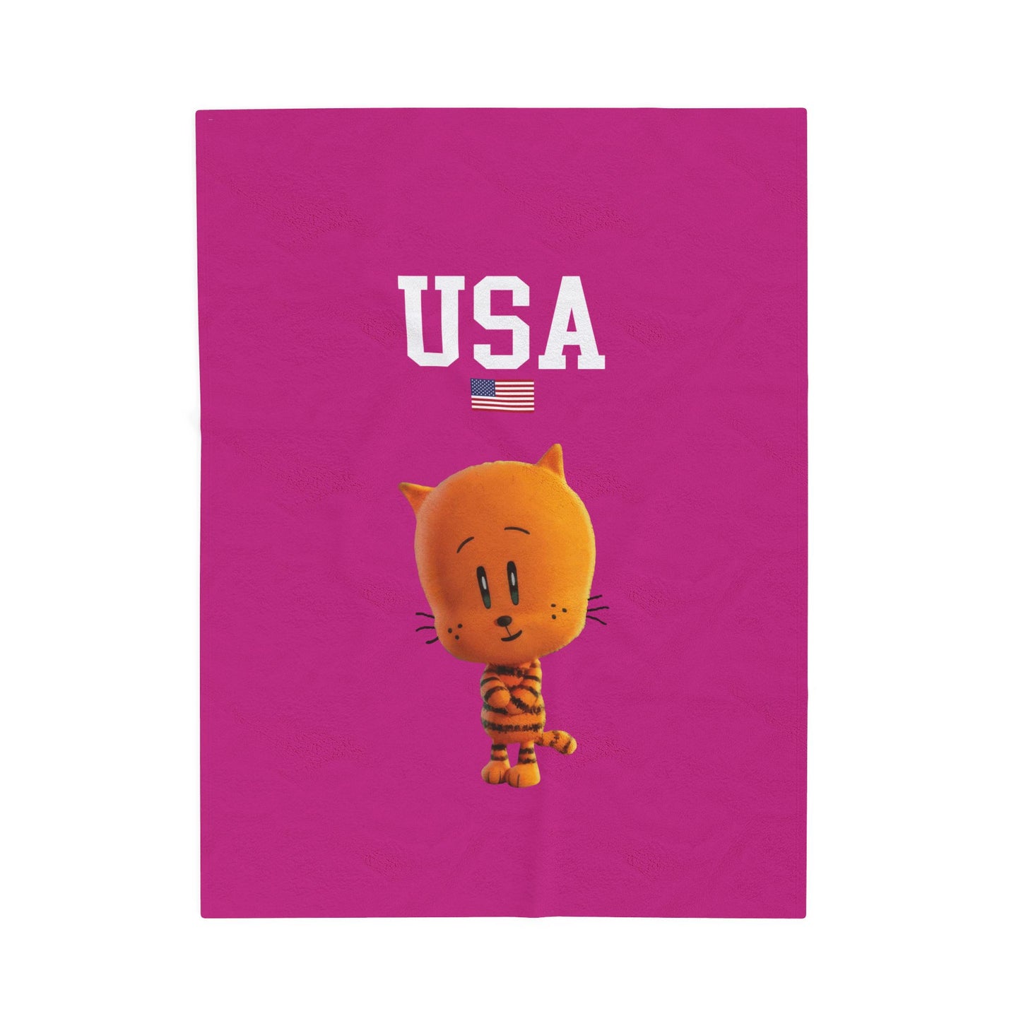 Princess Grace  TEAM USA  Velveteen Plush Blanket