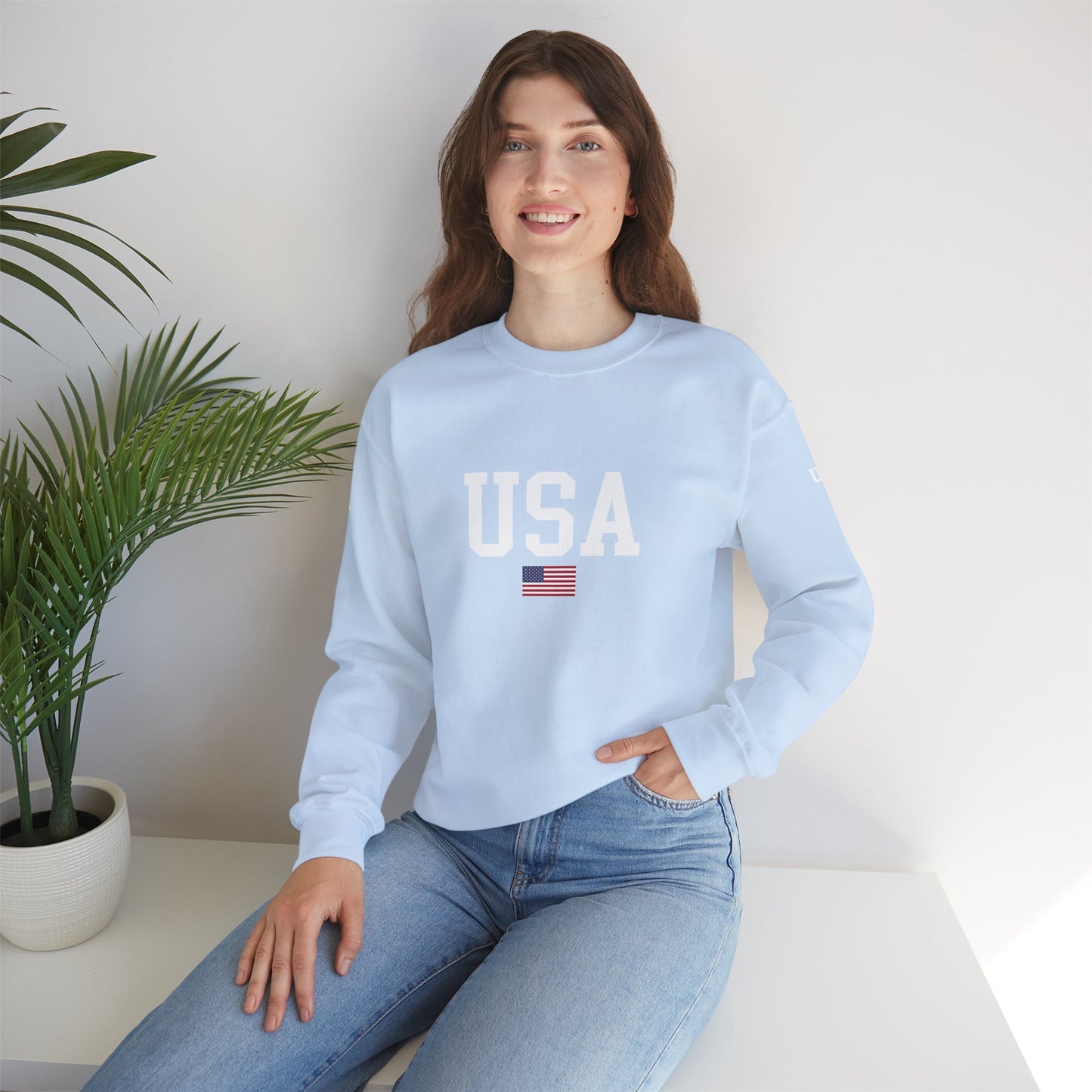 Princess Grace TEAM USA  Unisex Heavy Blend Crewneck Sweatshirt