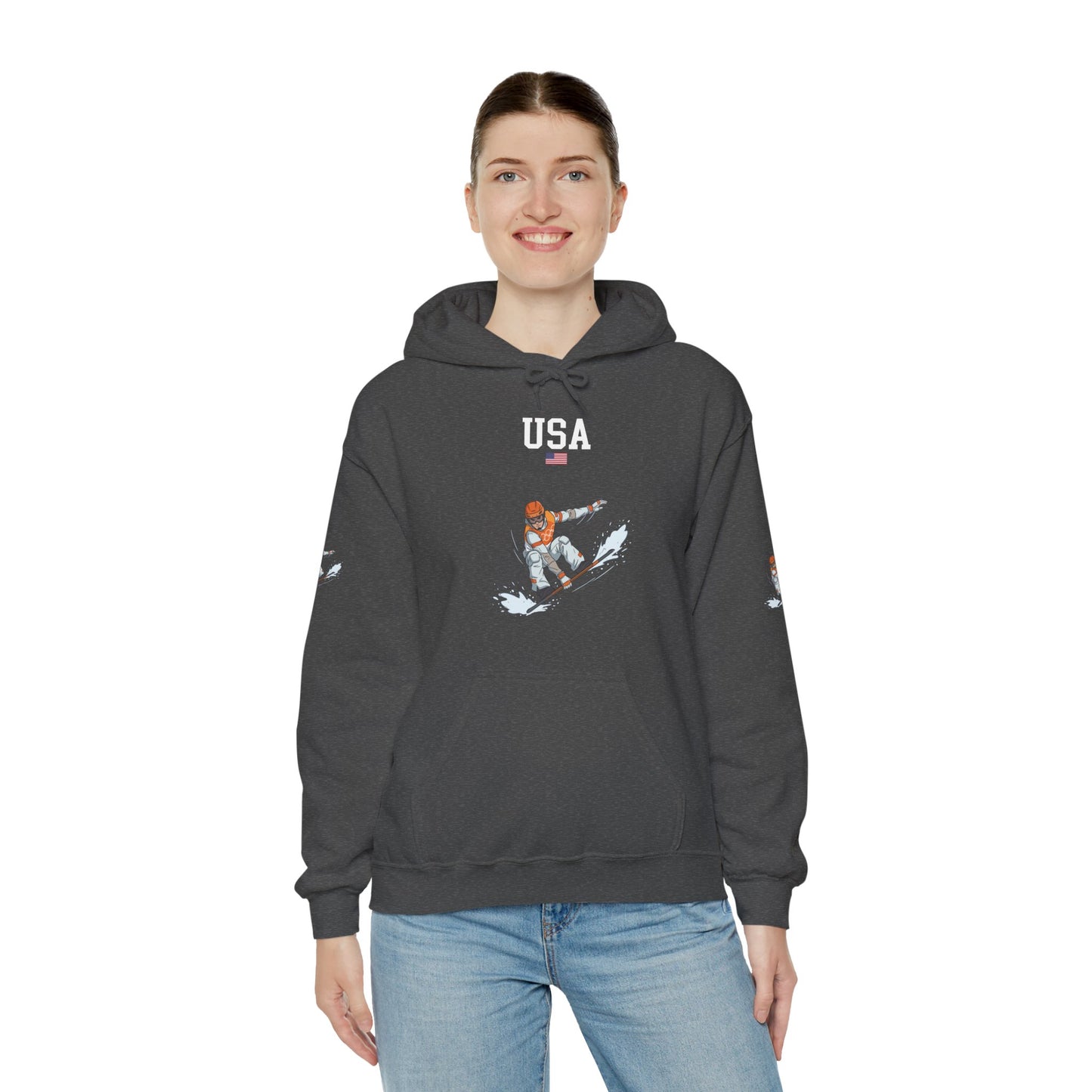 Princess Grace  TEAM USA  Unisex Heavy Blend Hooded Sweatshirt