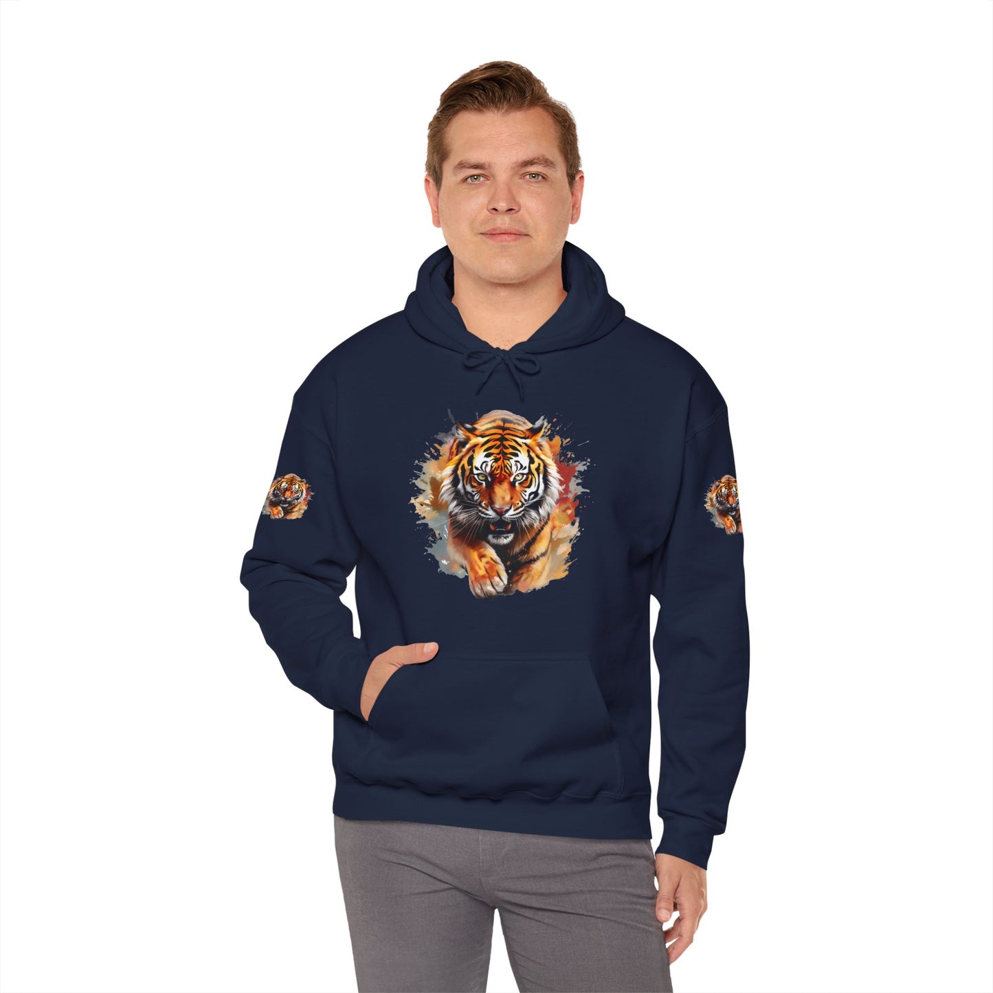 Princess Grace  Fierce Tiger Graphic Unisex Heavy Blend Hoodie