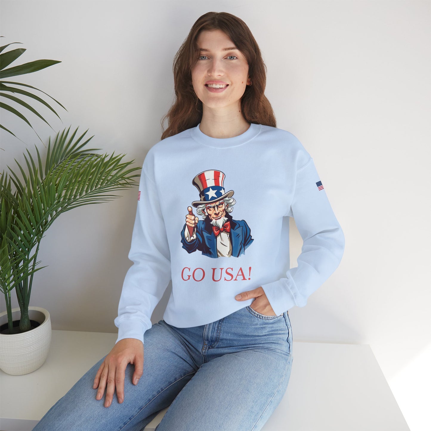 Princess Grace TEAM USA Unisex Heavy Blend Crewneck Sweatshirt