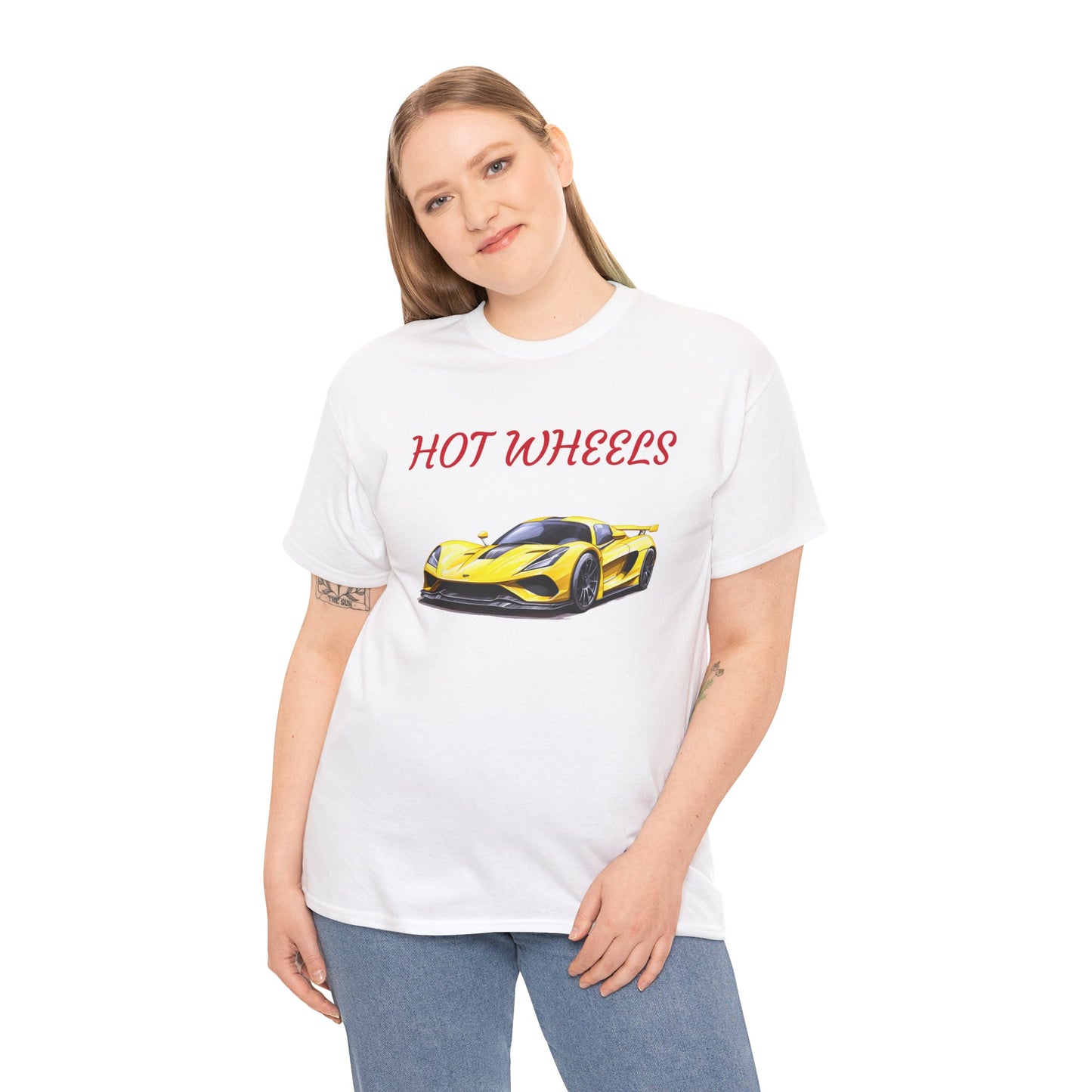 Princess Grace  Hot Wheels Unisex Heavy Cotton Tee Perfect for Car Enthusiasts