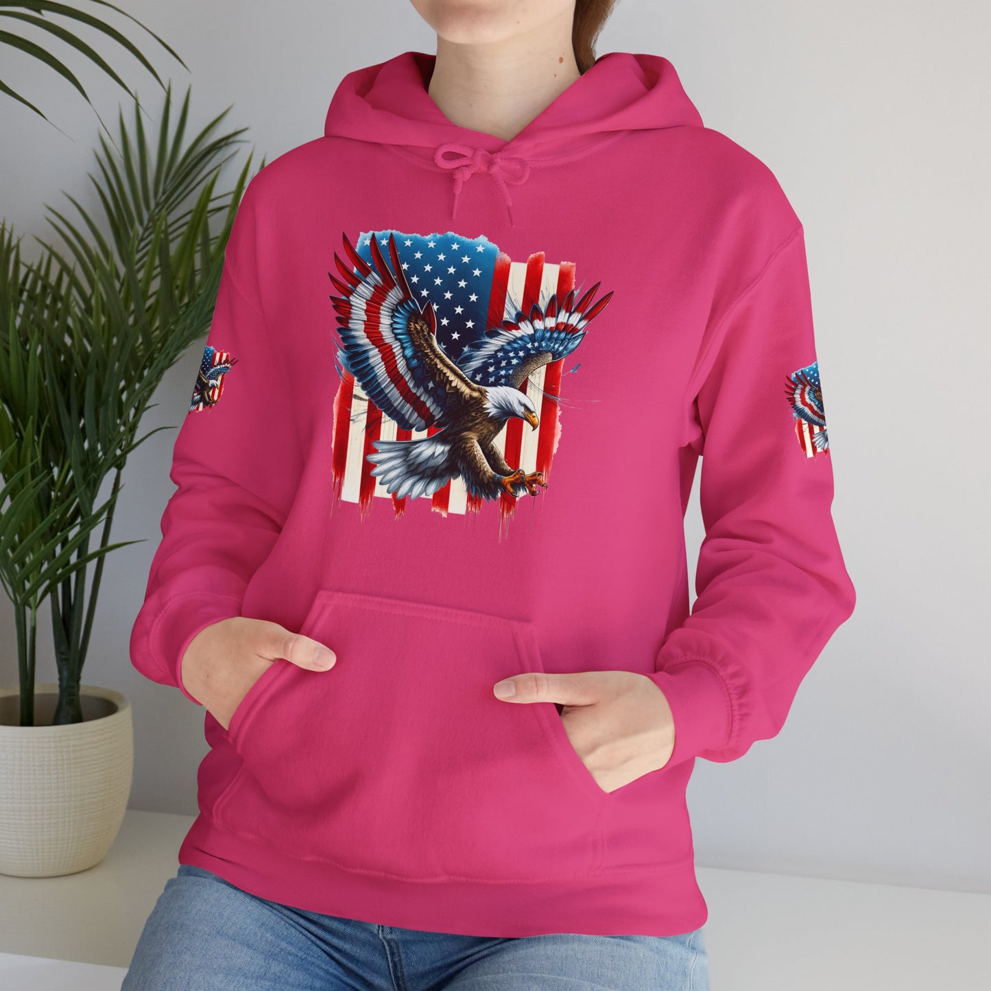 Princess Grace Patriotic Unisex Heavy Blend Hooded Sweatshirt