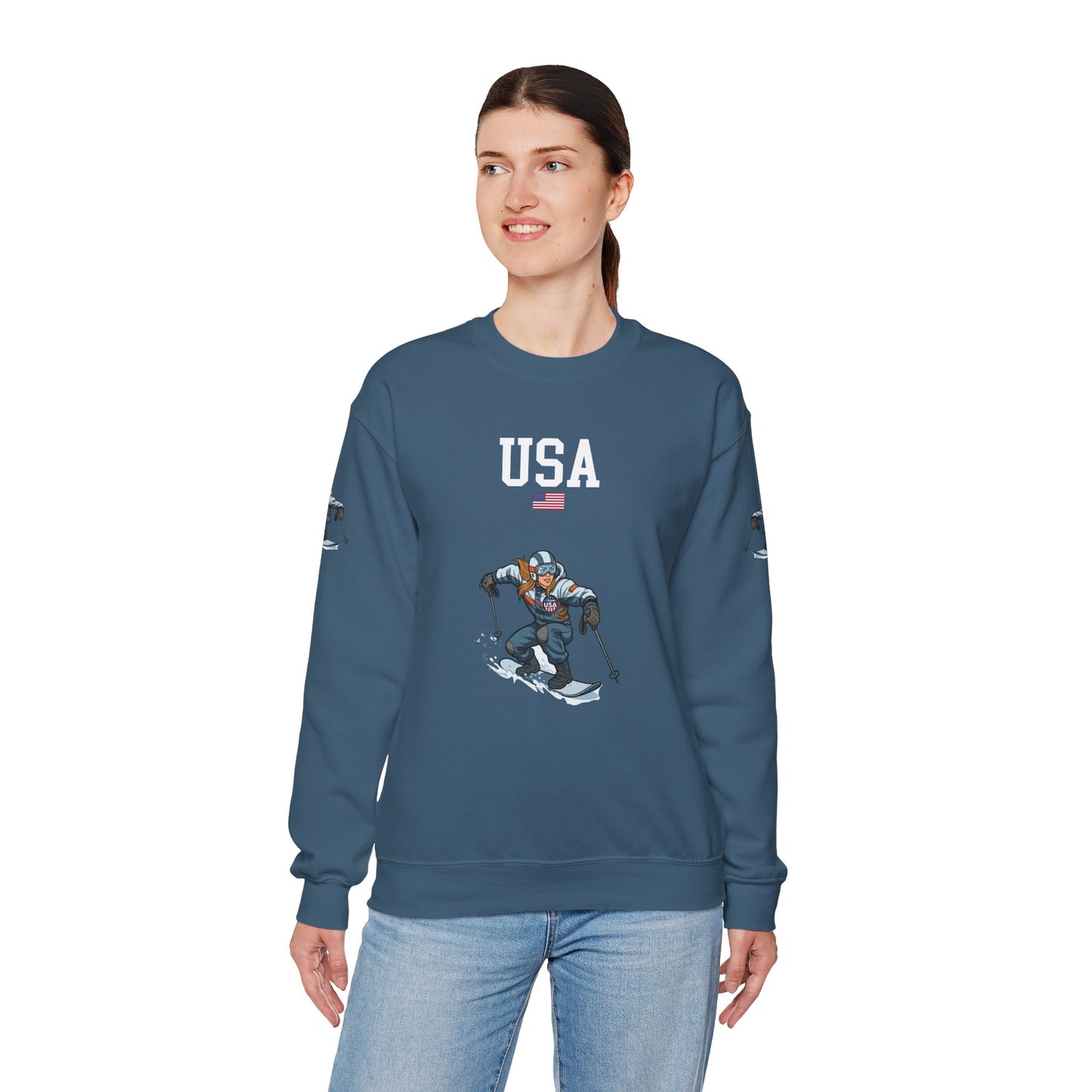 Princess Grace  TEAM USA  Unisex Heavy Blend  Crewneck Sweatshirt
