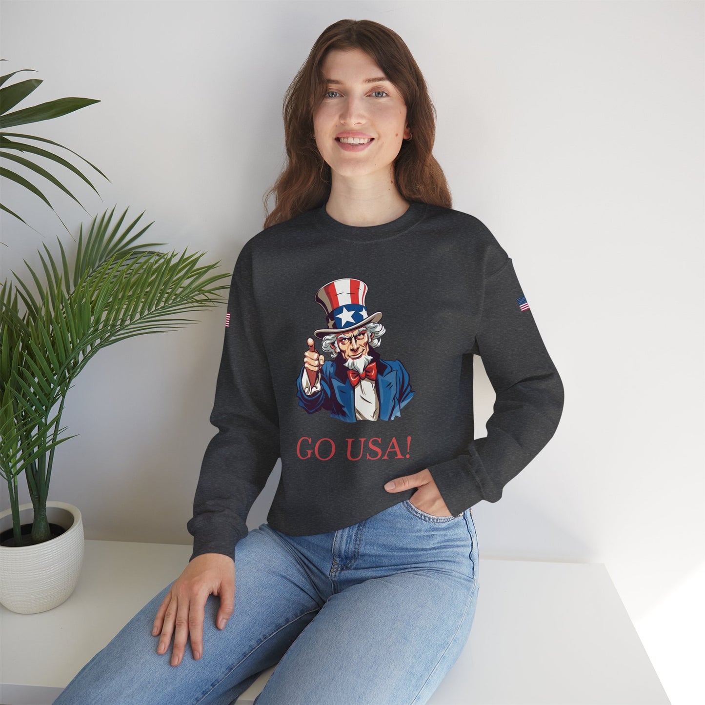 Princess Grace TEAM USA Unisex Heavy Blend Crewneck Sweatshirt