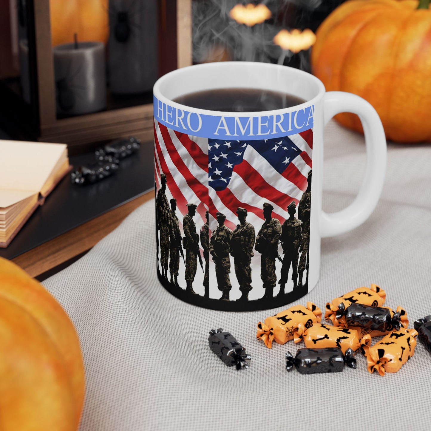 Princess Grace American Hero Ceramic Mug Coffee Cup for Veterans Military Appreciation Gift Independence Day Father's Day 11oz 15oz