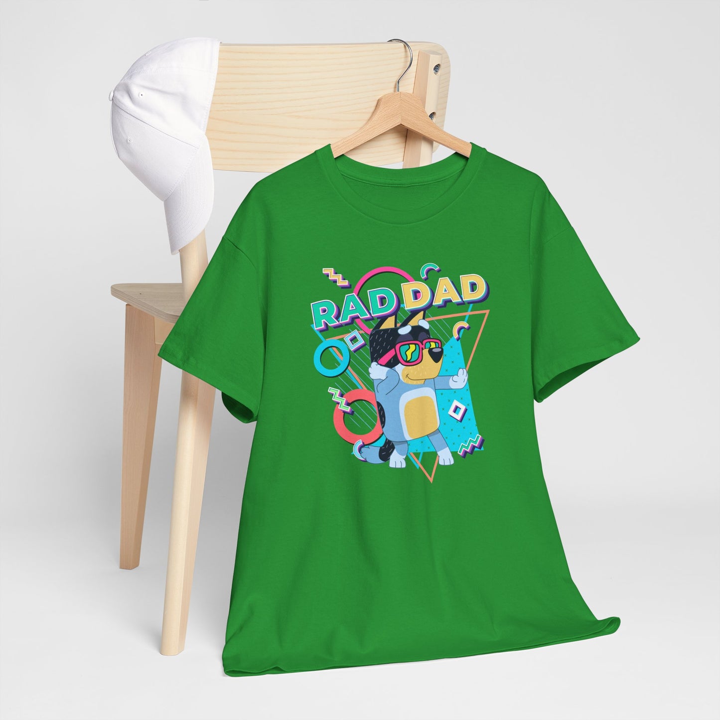 Princess Grace  Bluey  Funny Rad dad Unisex Heavy Cotton Tee  Perfect Gift for Cool Dads