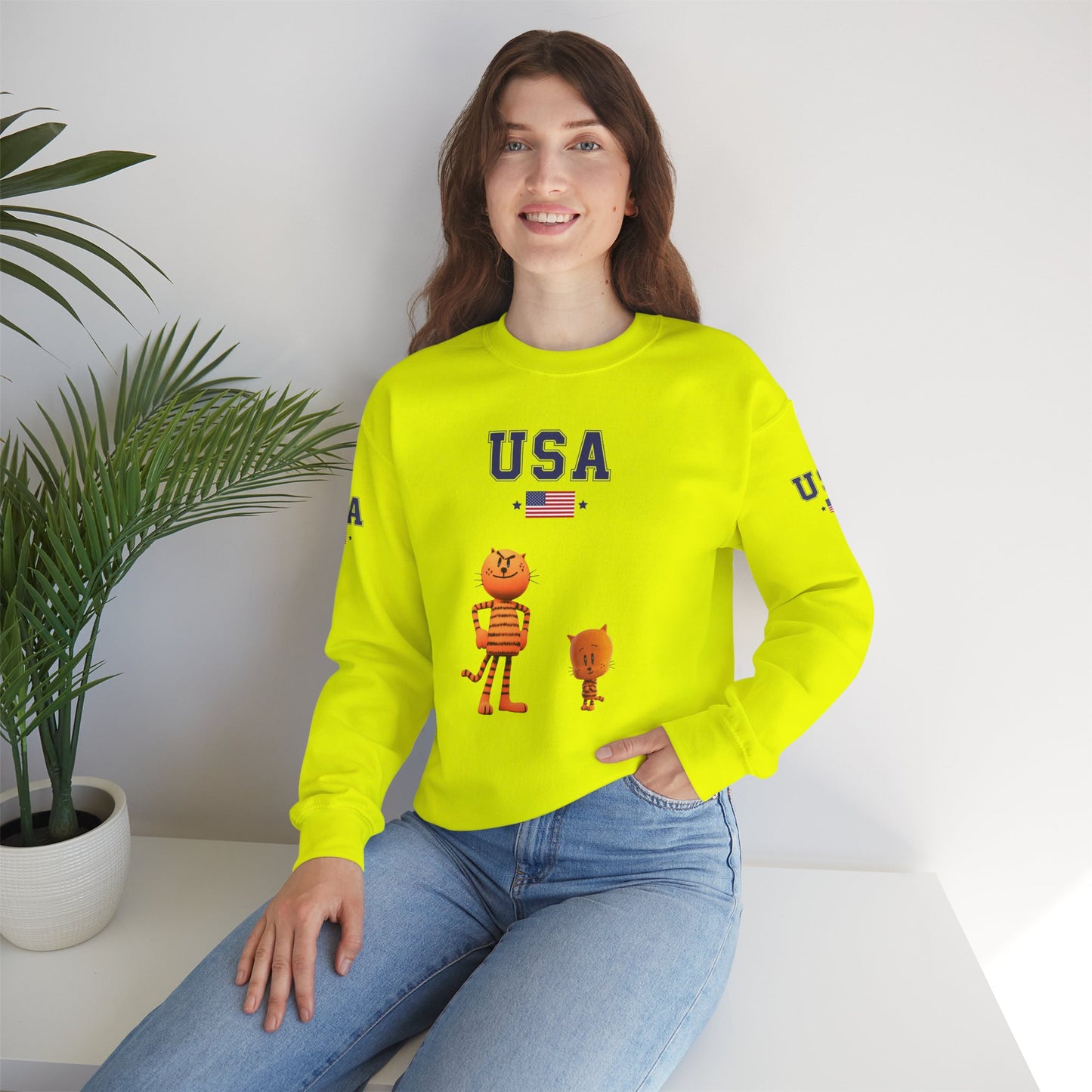 Princess Grace  TEAM USA  Unisex Heavy Blend  Crewneck Sweatshirt