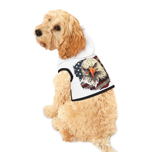 Princess Grace  Patriotic Eagle Pet Hoodie for Dogs  Comfortable & Stylish