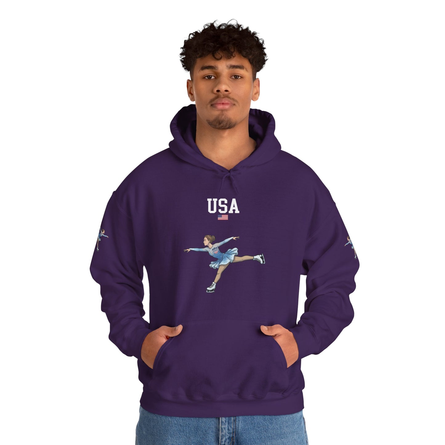 Princess Grace  TEAM USA  Unisex Heavy Blend Hooded Sweatshirt