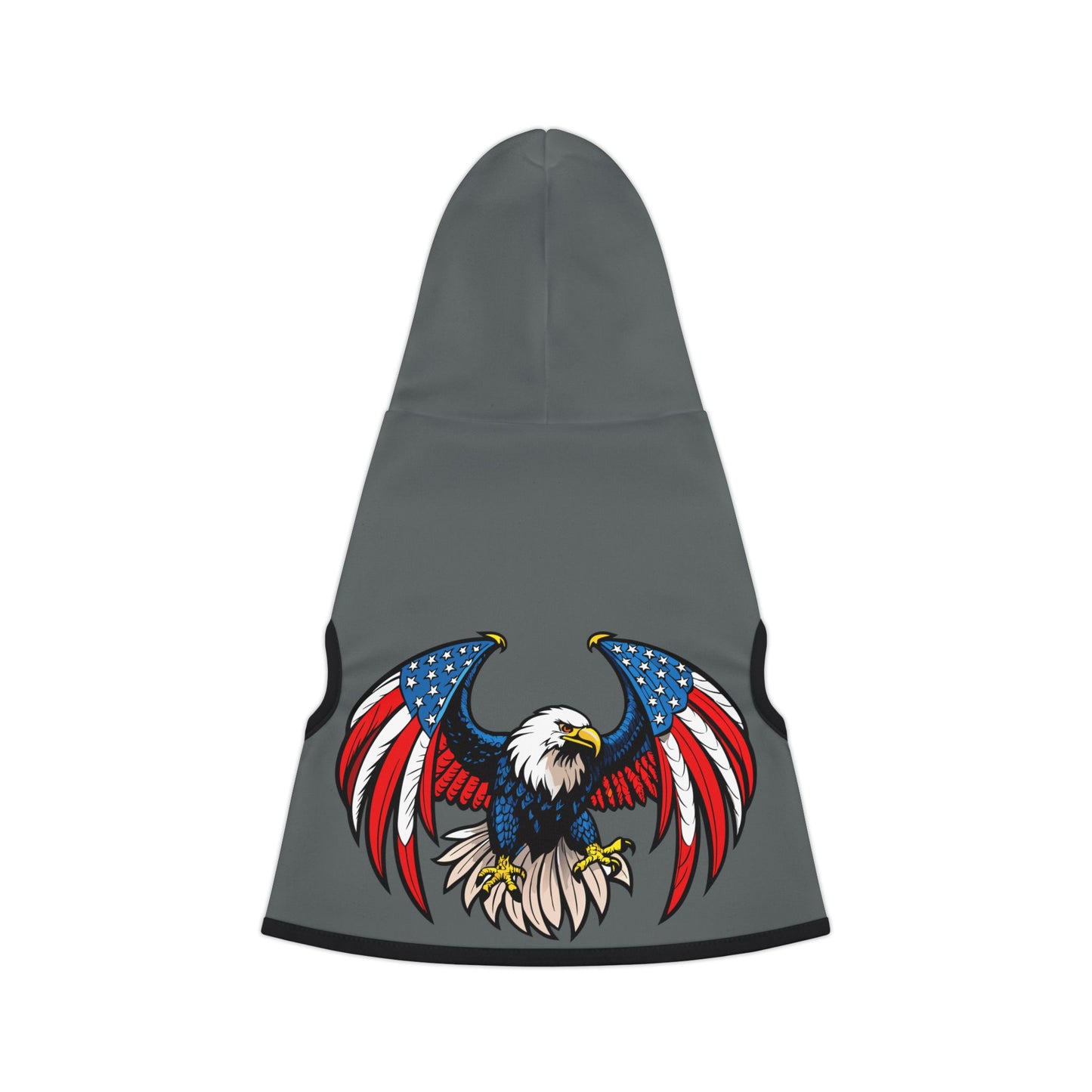 Princess Grace  Patriotic Eagle Pet Hoodie Stylish Dog Apparel for Holidays & Celebrations