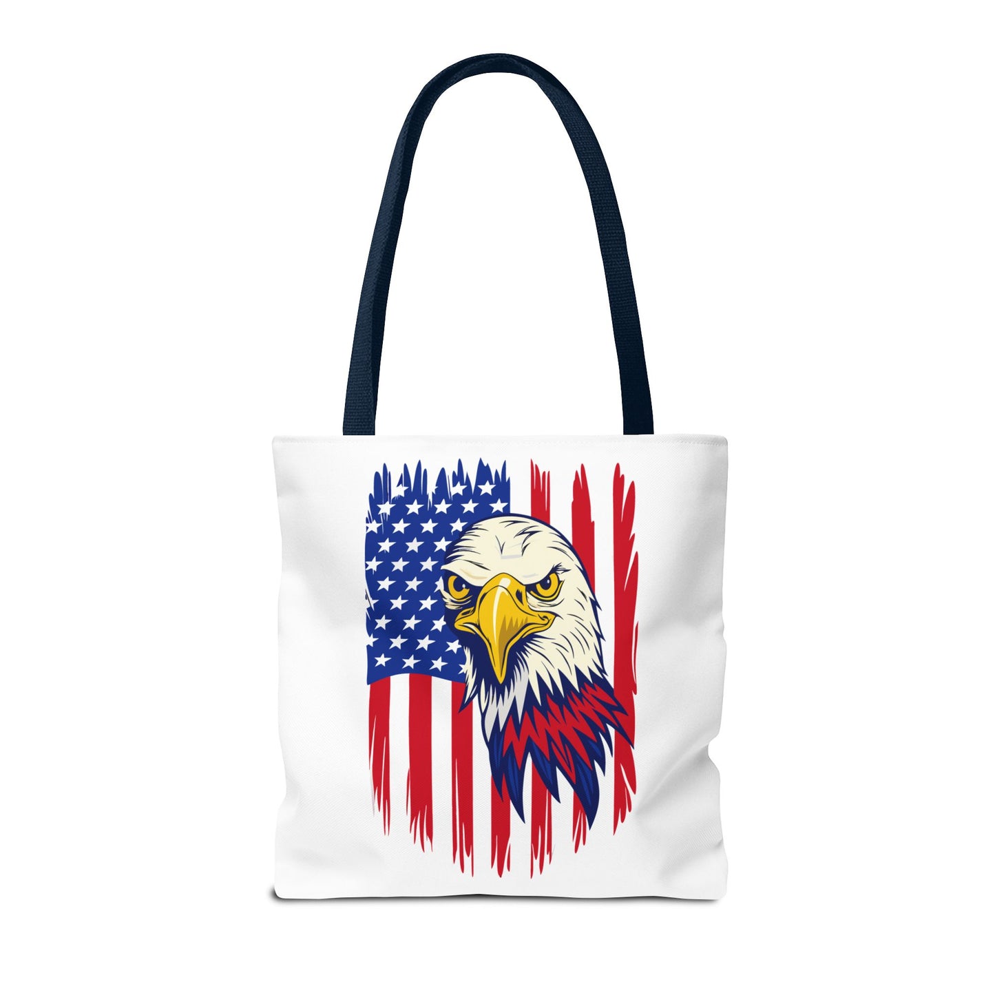 Princess Grace  Patriotic Eagle Tote Bag American Flag Design