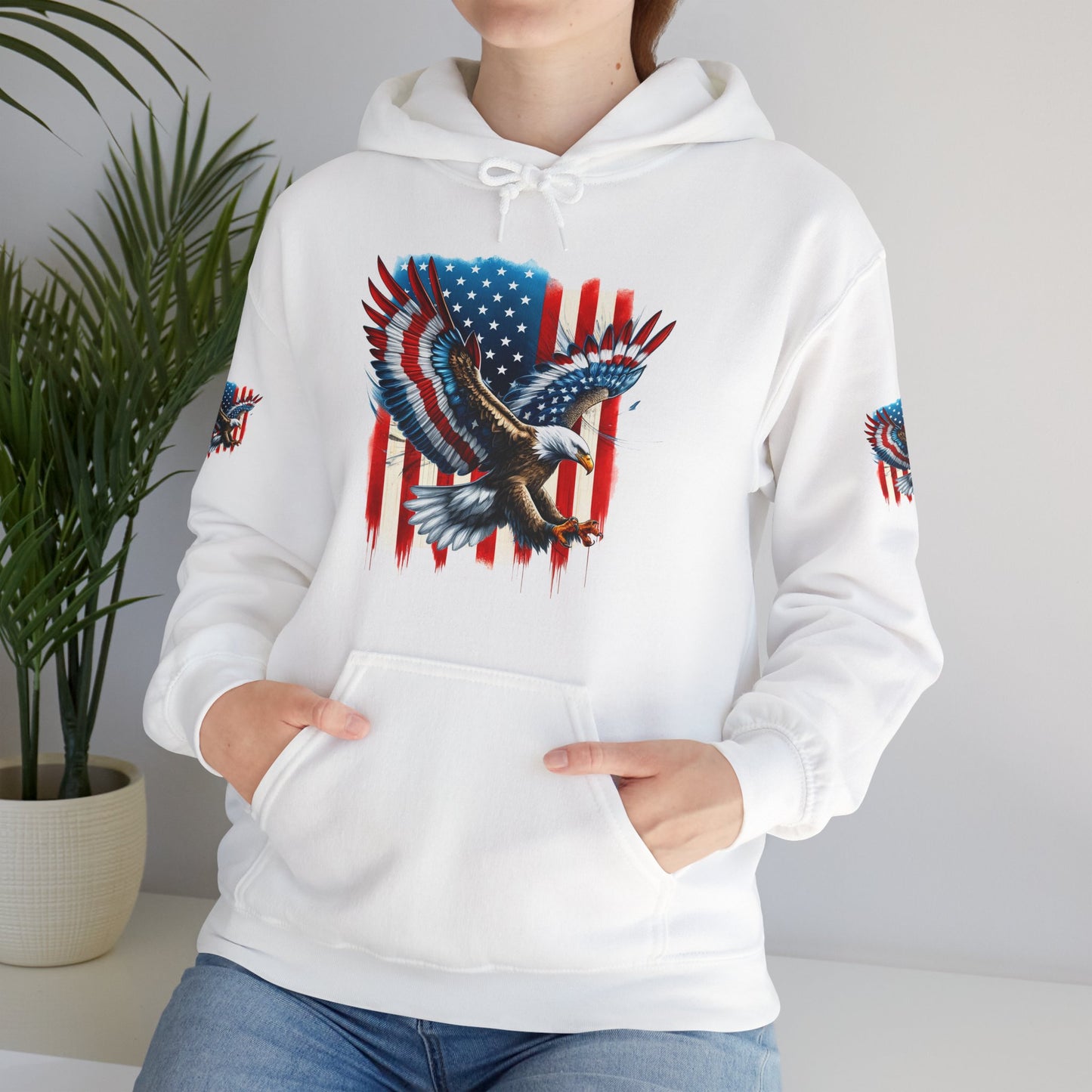 Princess Grace Patriotic Unisex Heavy Blend Hooded Sweatshirt