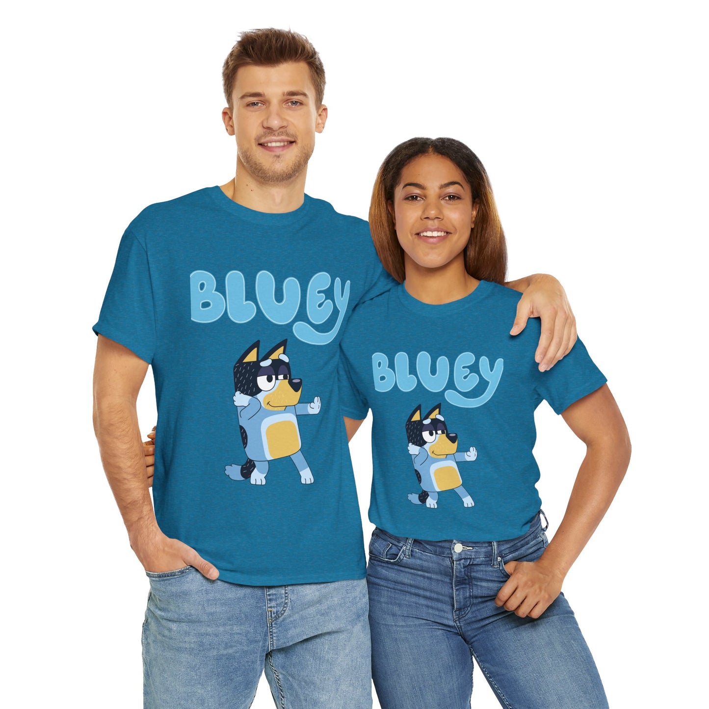 Princess Grace  Bluey Unisex Heavy Cotton Tee  Fun & Playful Kids Shirt