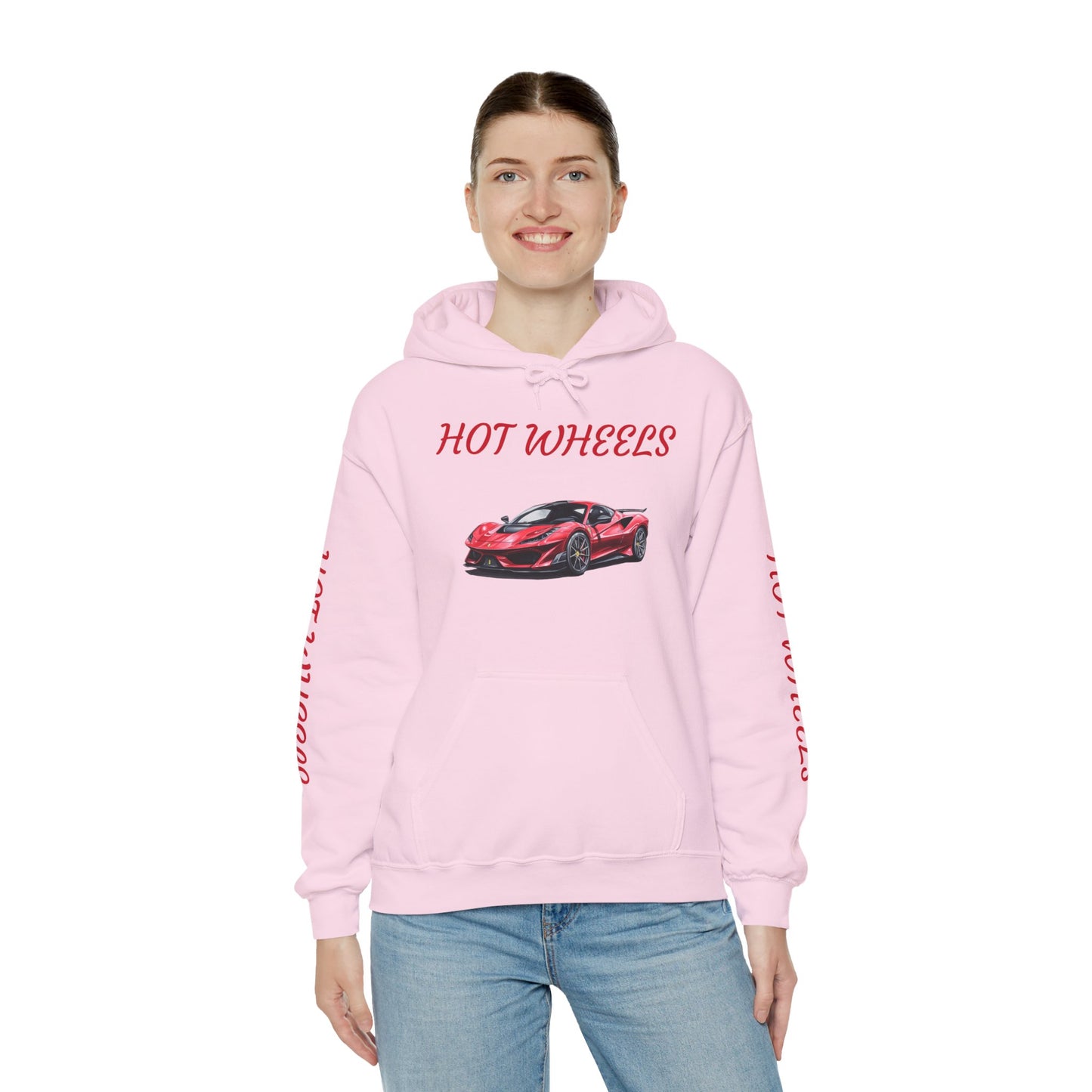 Princess Grace  Hot Wheels Unisex Heavy Blend Hooded Sweatshirt Perfect for Car Enthusiasts and Collectors