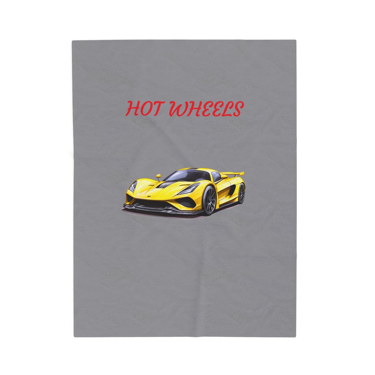 Princess Grace  Hot Wheels Velveteen Plush Blanket  Perfect for Car Lovers and Cozy Nights