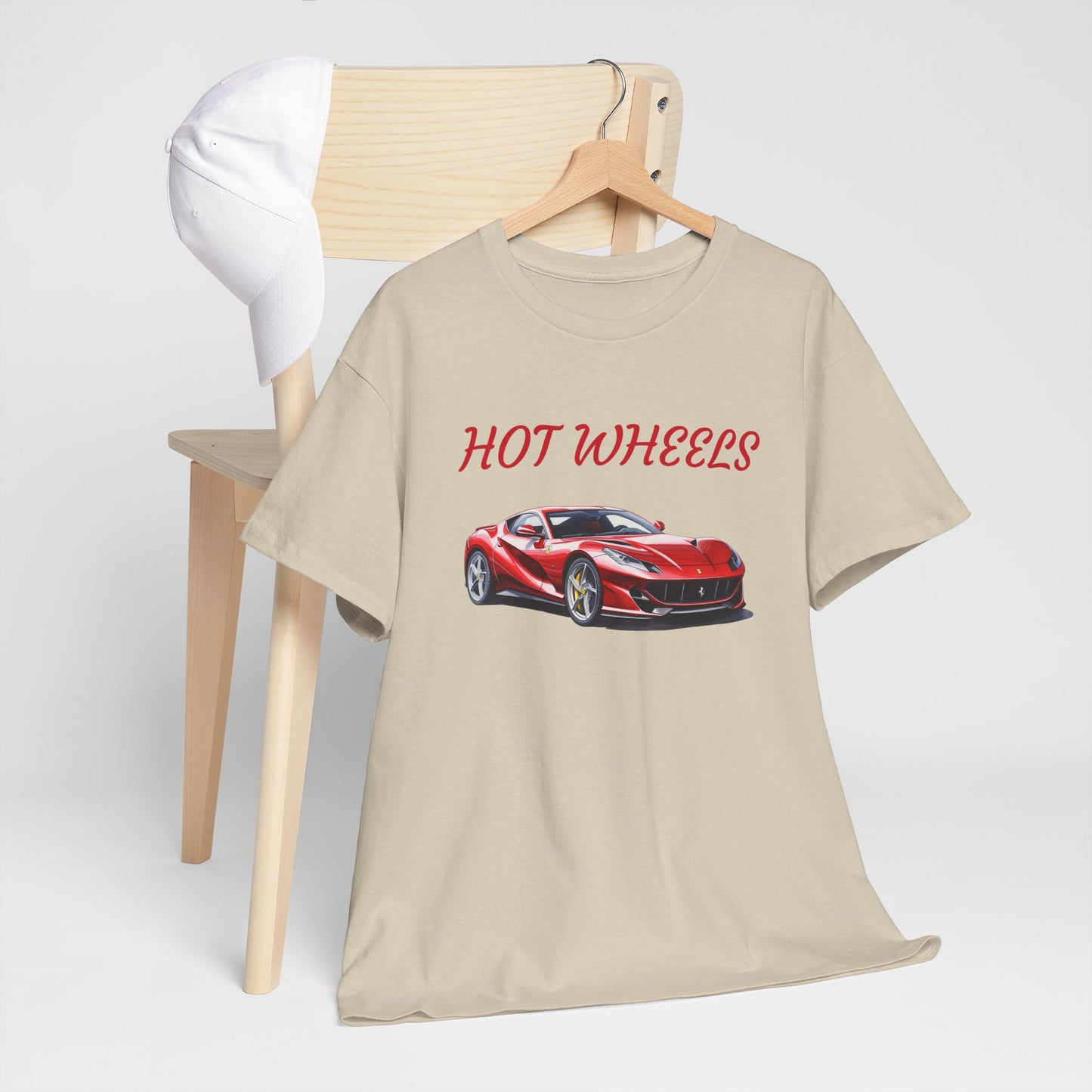 Princess Grace  Hot Wheels Unisex Heavy Cotton Tee Car Lovers Graphic T-Shirt