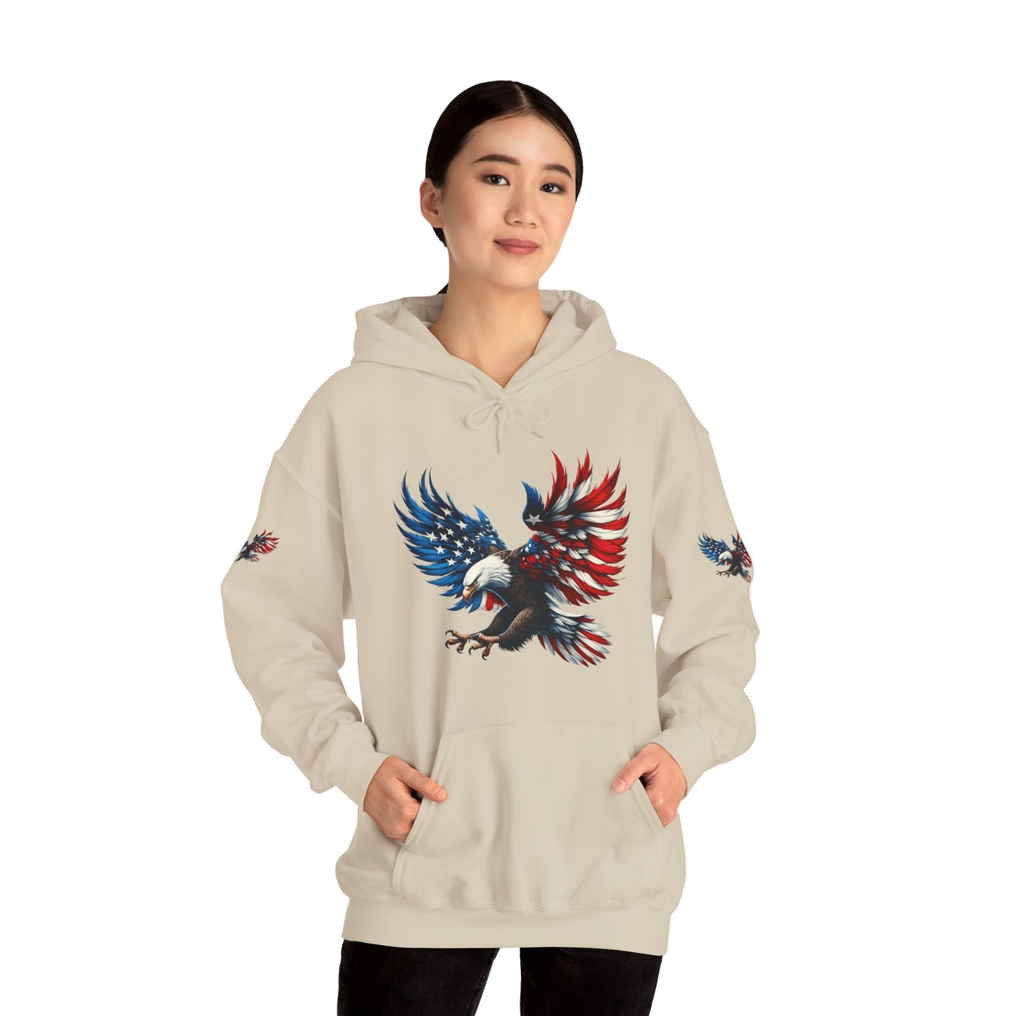 Princess Grace American Eagle Unisex Heavy Blend Hooded Sweatshirt