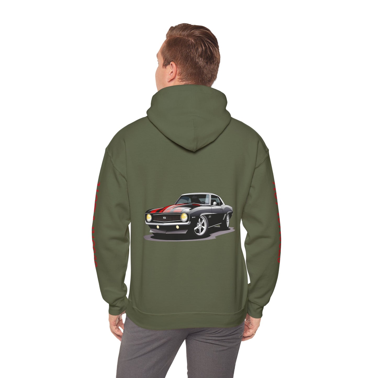 Princess Grace  Cool Hot Wheels Unisex Hoodie Retro Car Design for Auto Enthusiasts