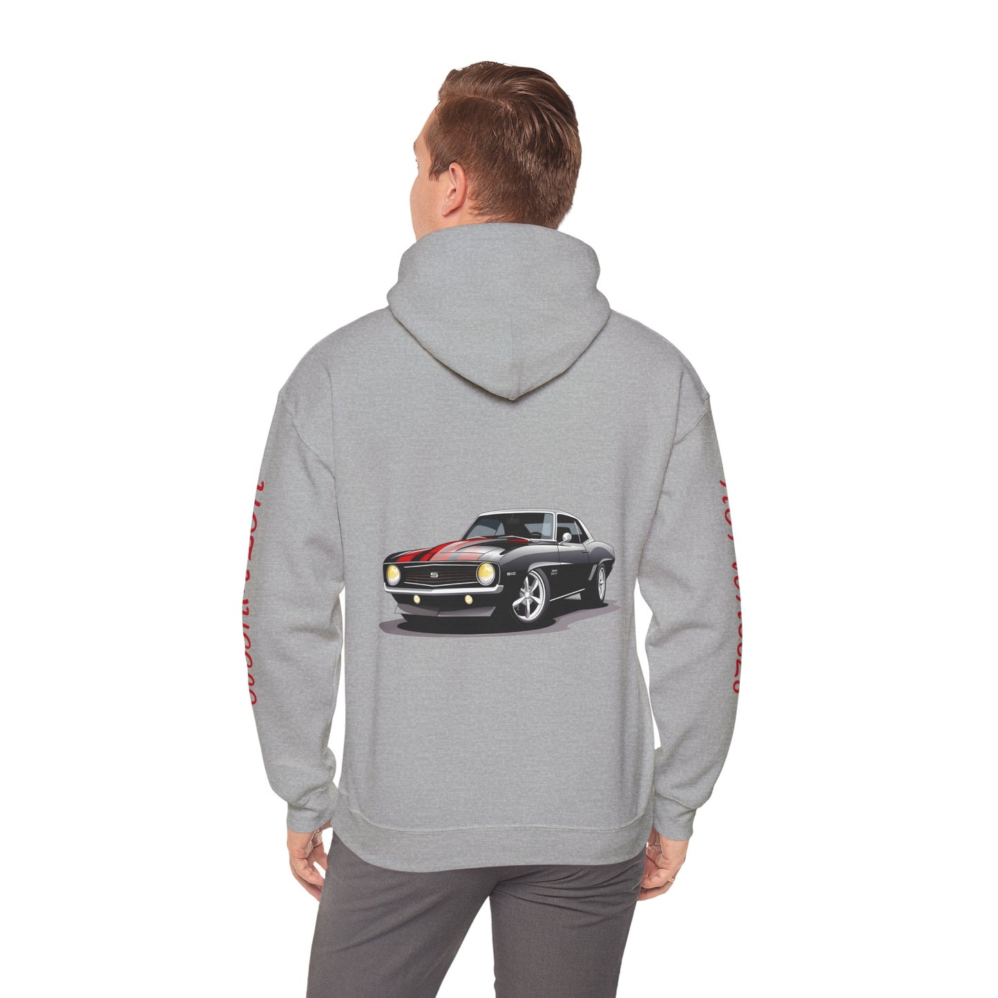 Princess Grace  Cool Hot Wheels Unisex Hoodie Retro Car Design for Auto Enthusiasts