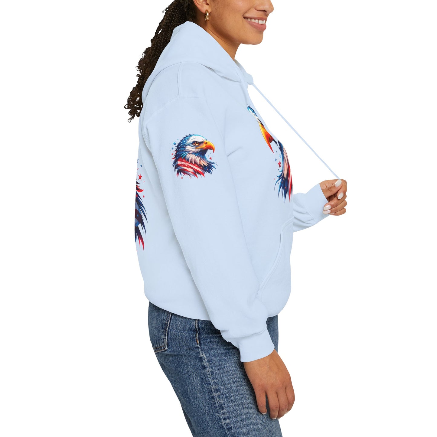 Princess Grace  American  Eagle Unisex Heavy Blend Hooded Sweatshirt