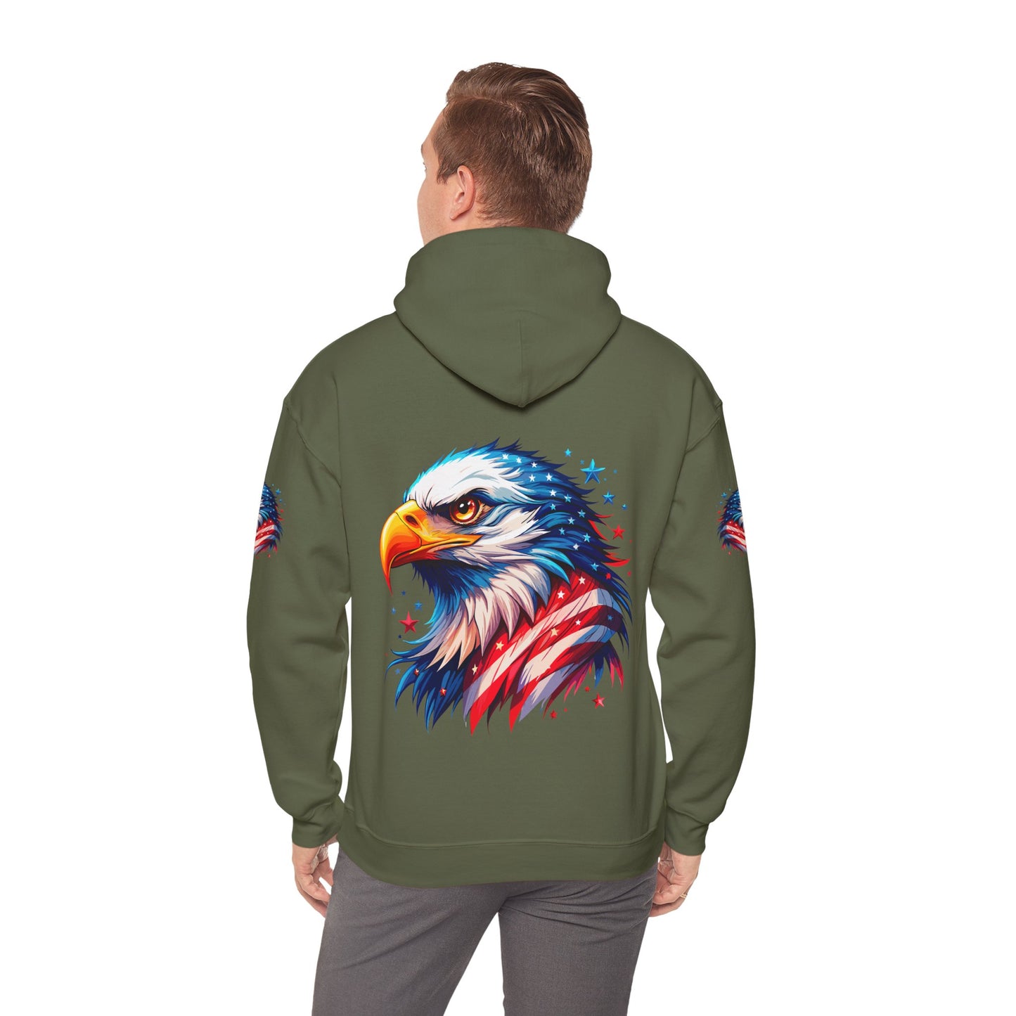 Princess Grace  American  Eagle Unisex Heavy Blend Hooded Sweatshirt