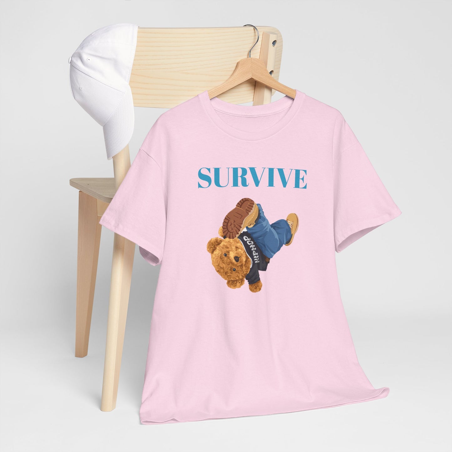 Princess Grace  Survive Graphic Unisex Heavy Cotton Tee