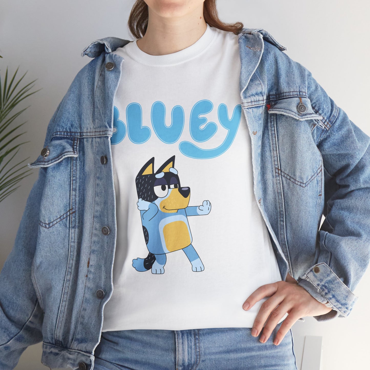 Princess Grace  Bluey Unisex Heavy Cotton Tee  Fun & Playful Kids Shirt