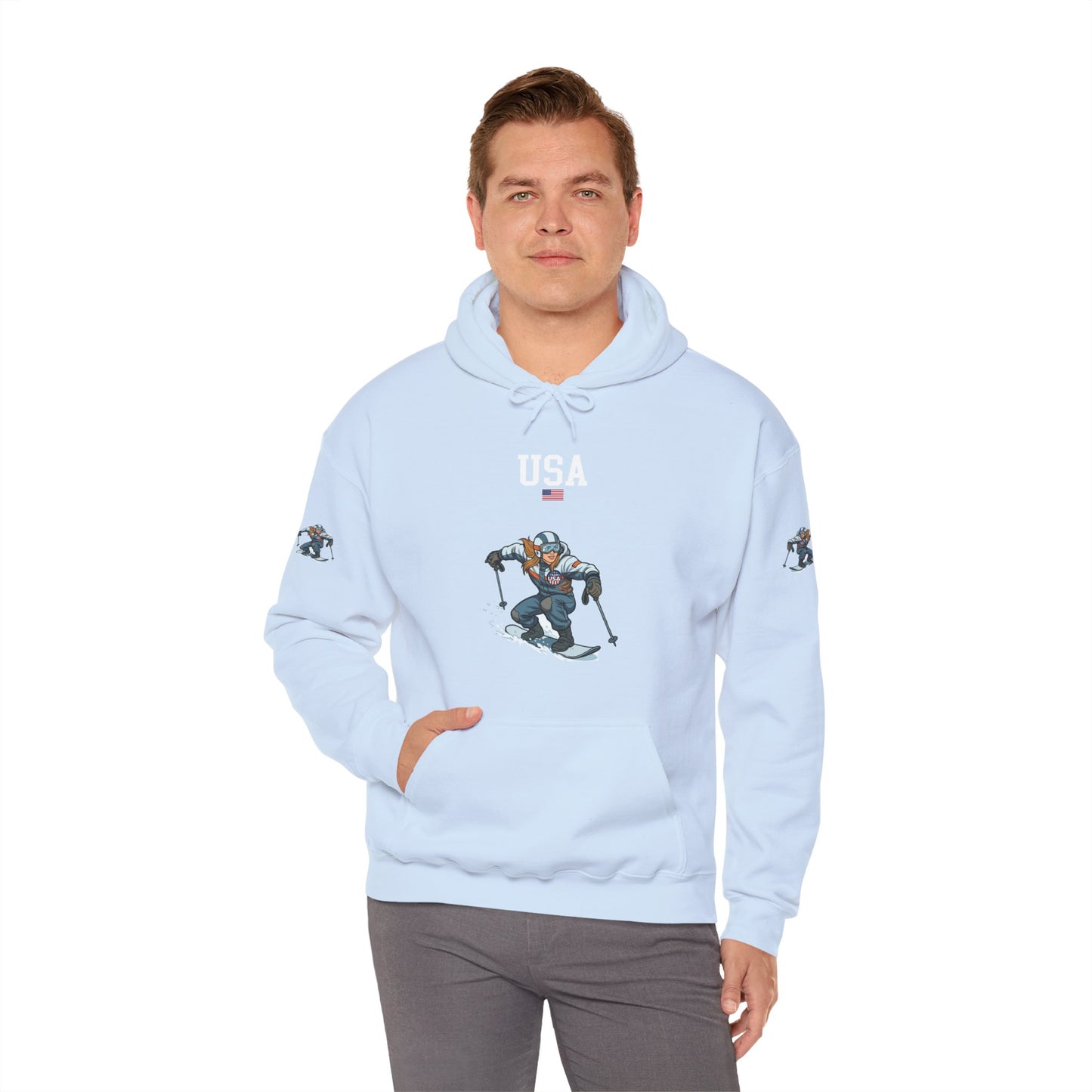 Princess Grace  TEAM USA  Unisex Heavy Blend Hooded Sweatshirt