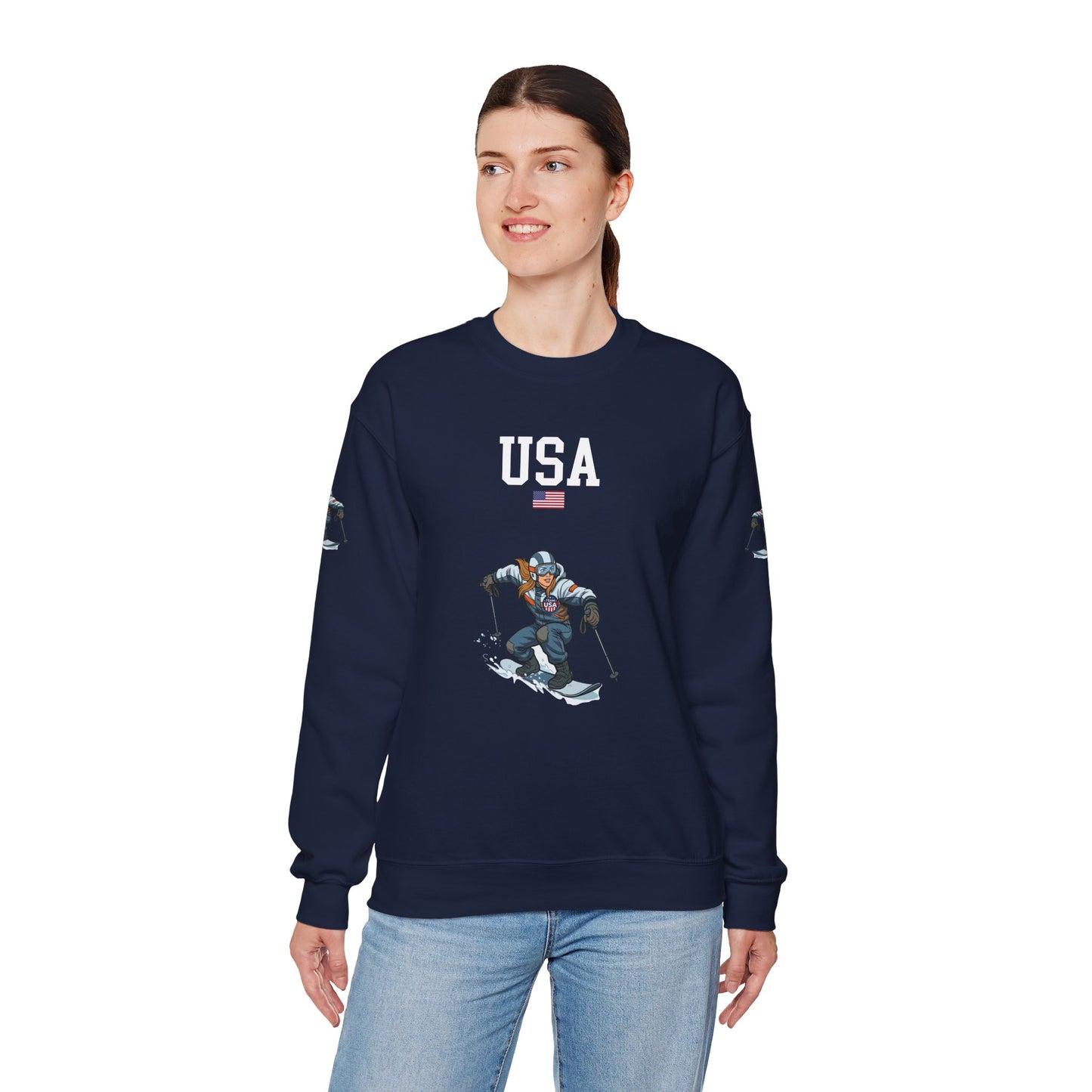 Princess Grace  TEAM USA  Unisex Heavy Blend  Crewneck Sweatshirt