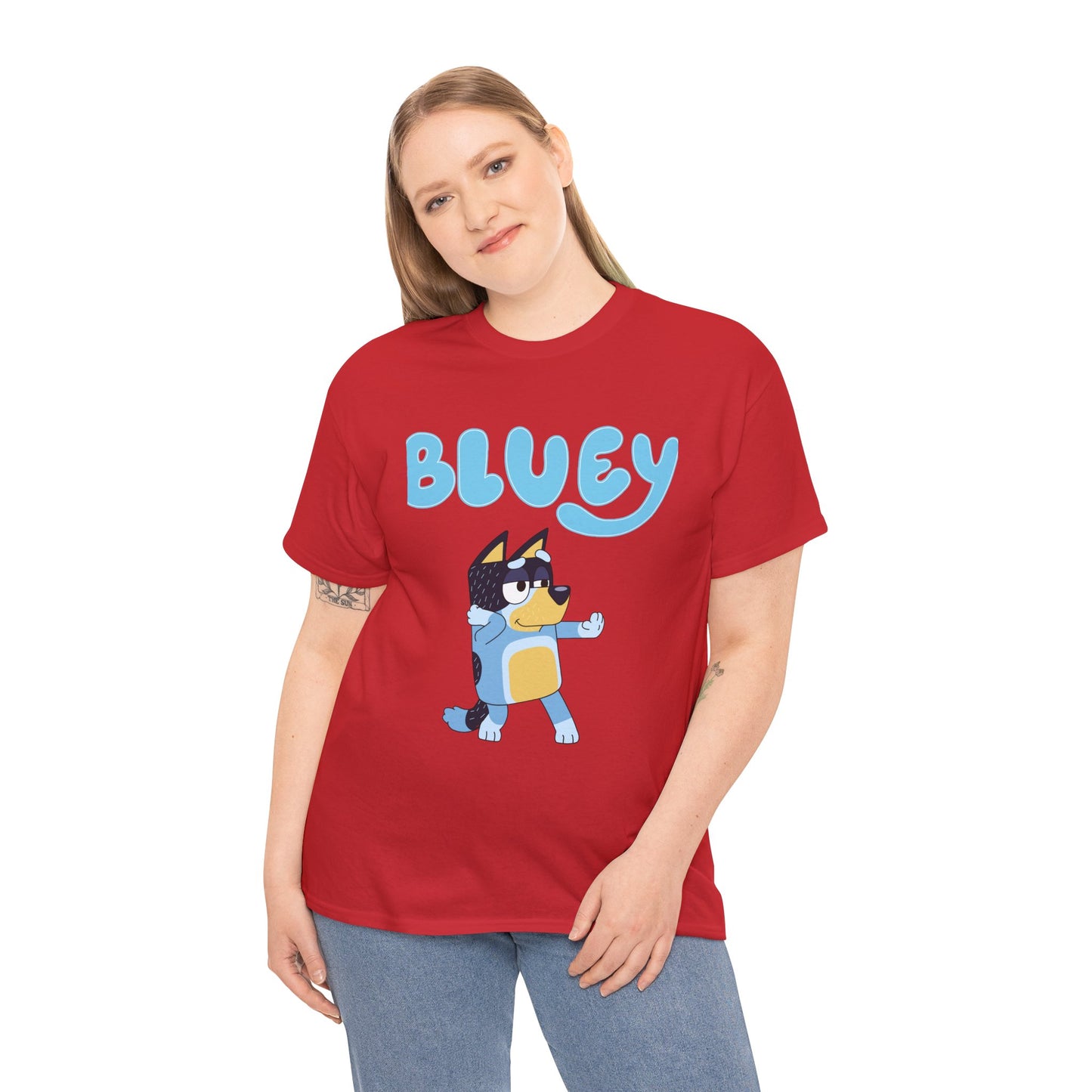 Princess Grace  Bluey Unisex Heavy Cotton Tee  Fun & Playful Kids Shirt