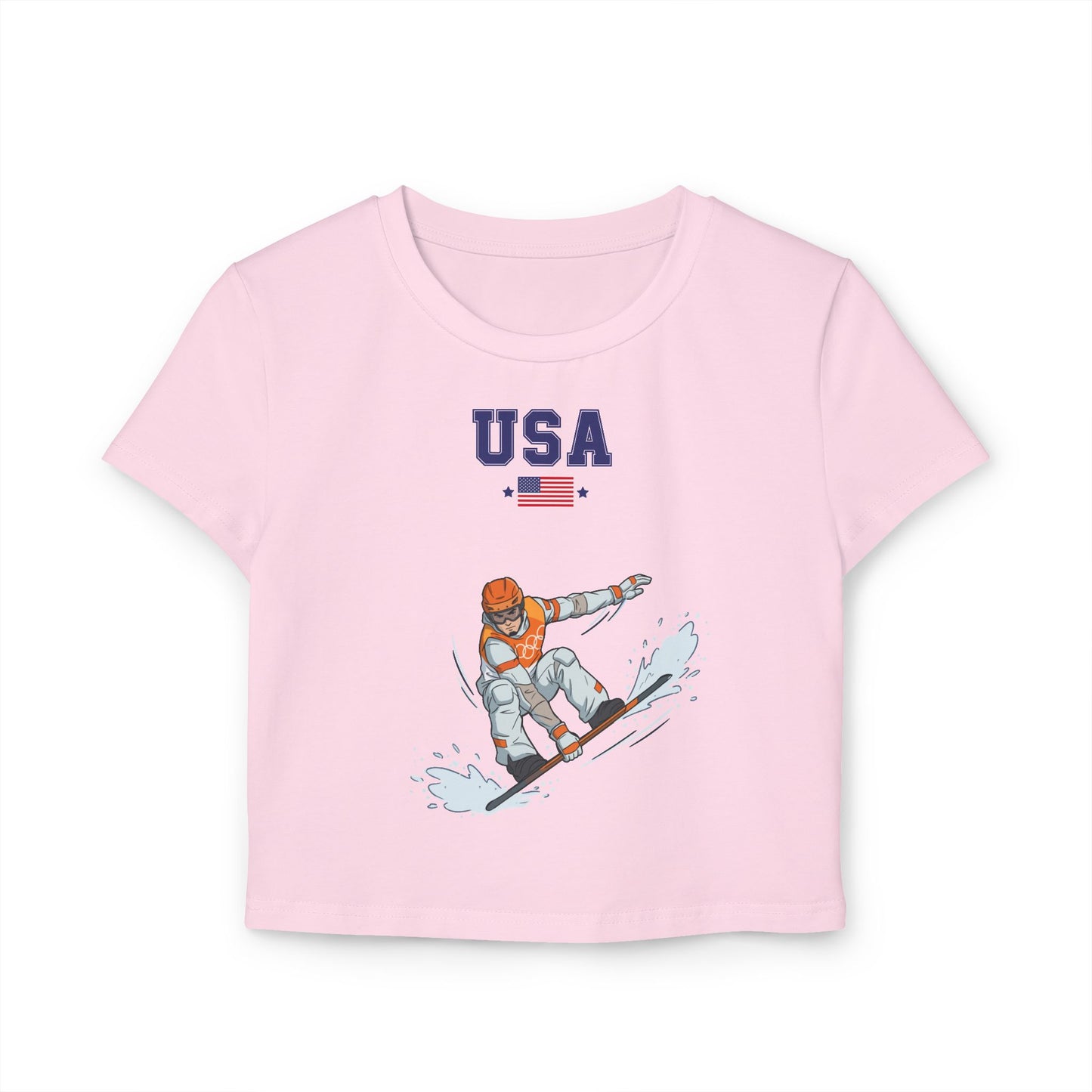 Princess Grace  TEAM USA   Snowboard  Womens  Baby Tee