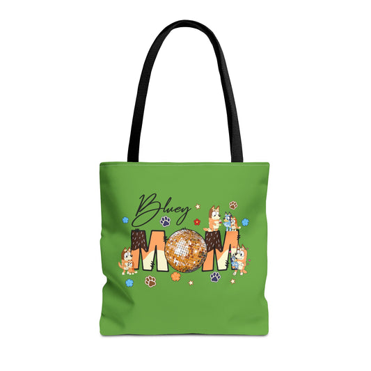 Princess Grace  Bluey Mom Tote Bag Fun and Stylish for Dog Lovers