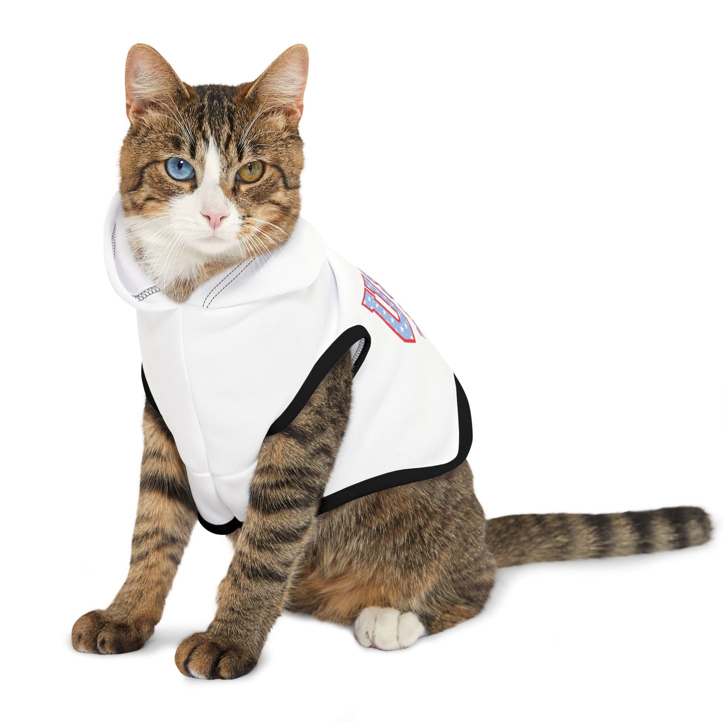 Princess Grace  USA Stars & Stripes Pet Hoodie Celebrate in Style
