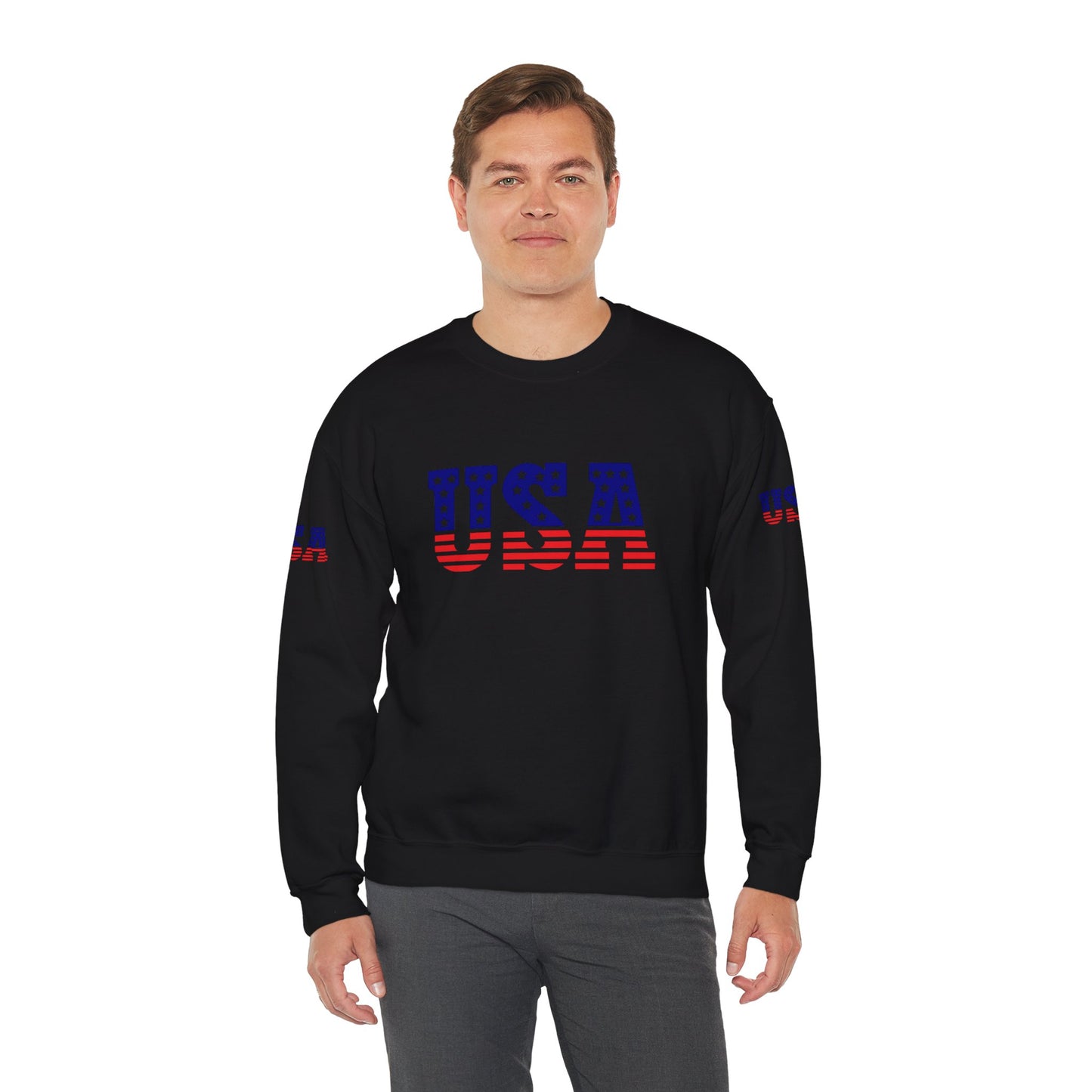 Princess Grace  Patriotic USA Unisex Crewneck Sweatshirt Perfect for Independence Day Casual Wear